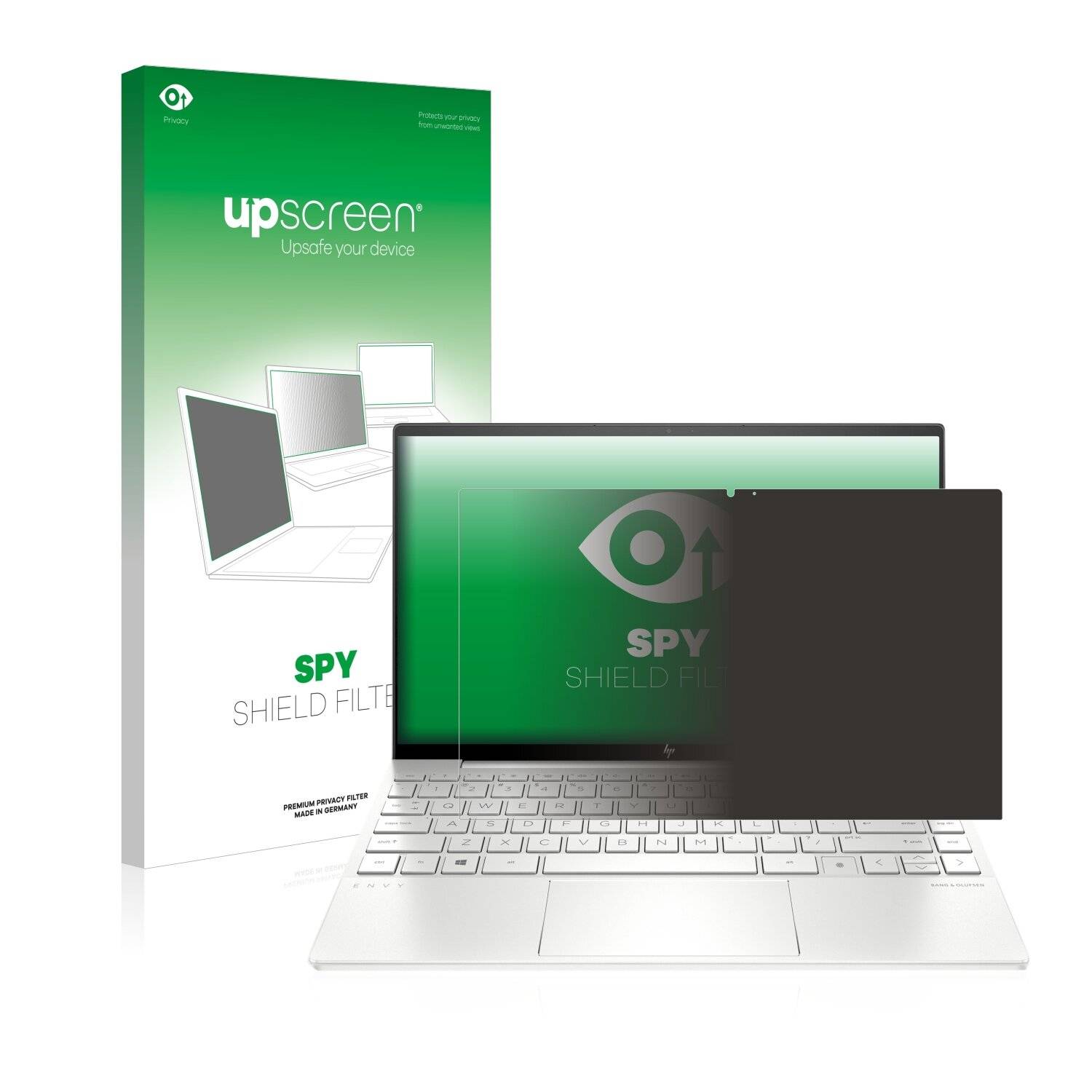upscreen Spy Shield Filter Premium Blickschutzfilter für HP Envy