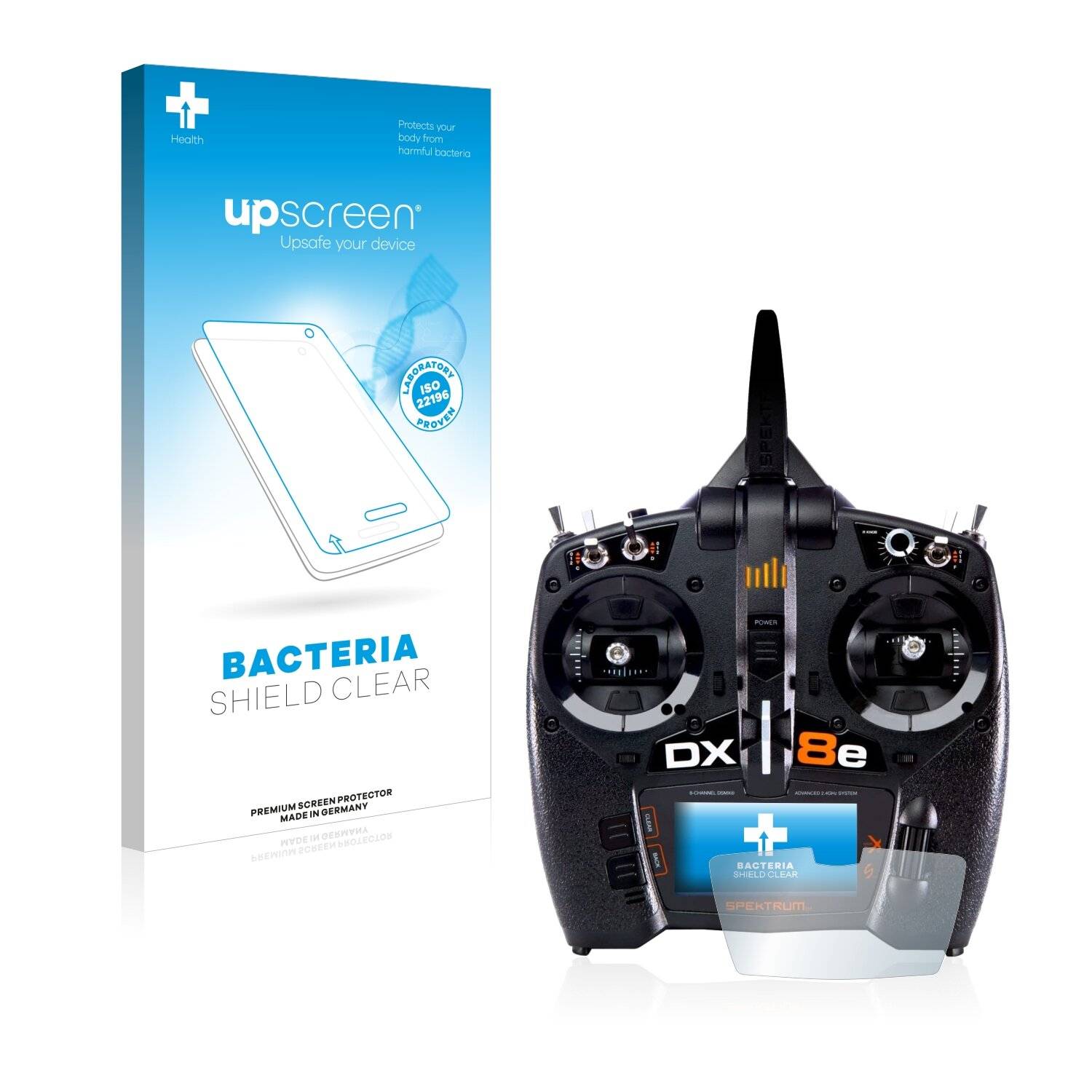 upscreen Bacteria Shield Clear Premium Antibakterielle Displayschutzfolie für Spektrum