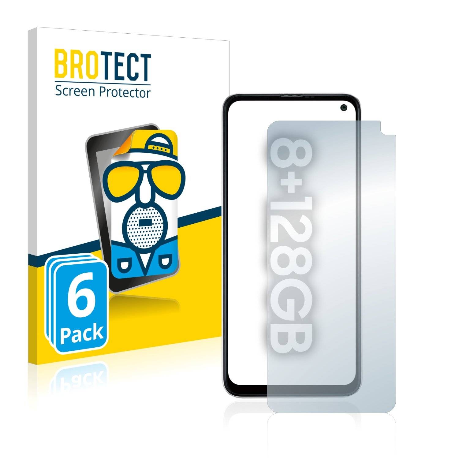 6x BROTECT Matte Displayschutzfolie für Samsung Galaxy F52 5G - Entspiegelt,