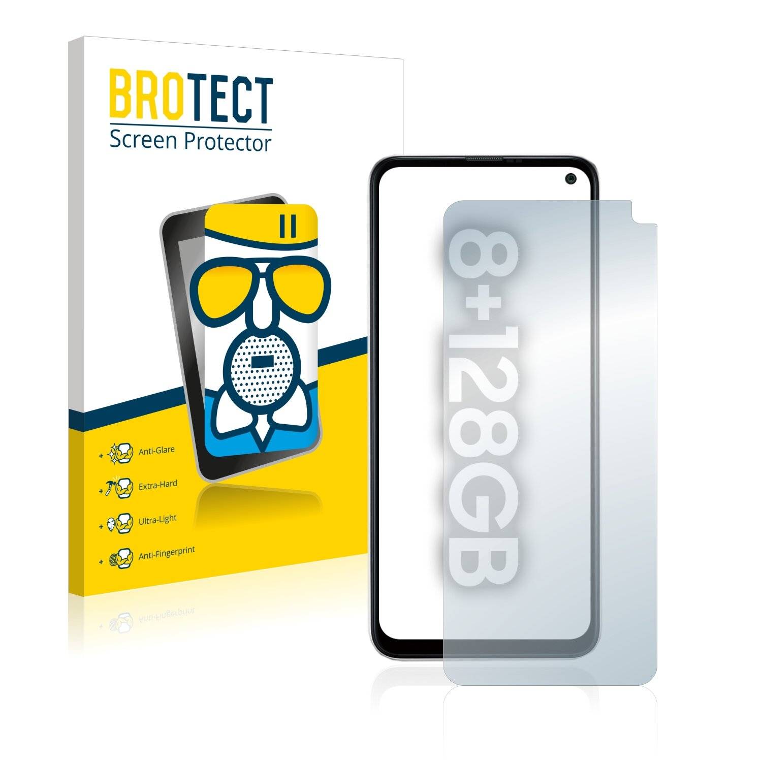 BROTECT AirGlass Matte Schutzglas Folie für Samsung Galaxy F52