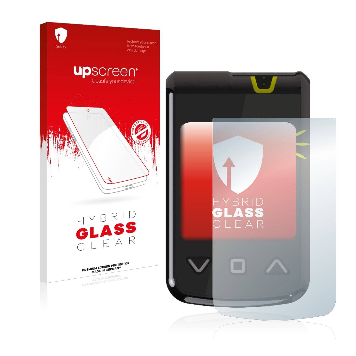 upscreen Hybrid Glass Clear Premium Schutzglas Folie für Mylife Unio