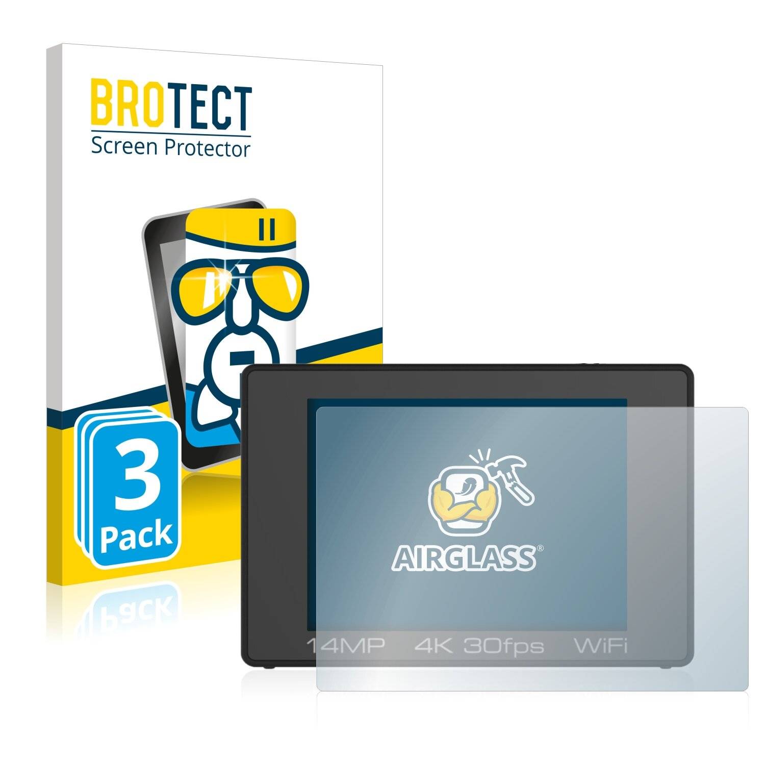 3x BROTECT AirGlass Schutzglas Folie für SeaLife Reefmaster