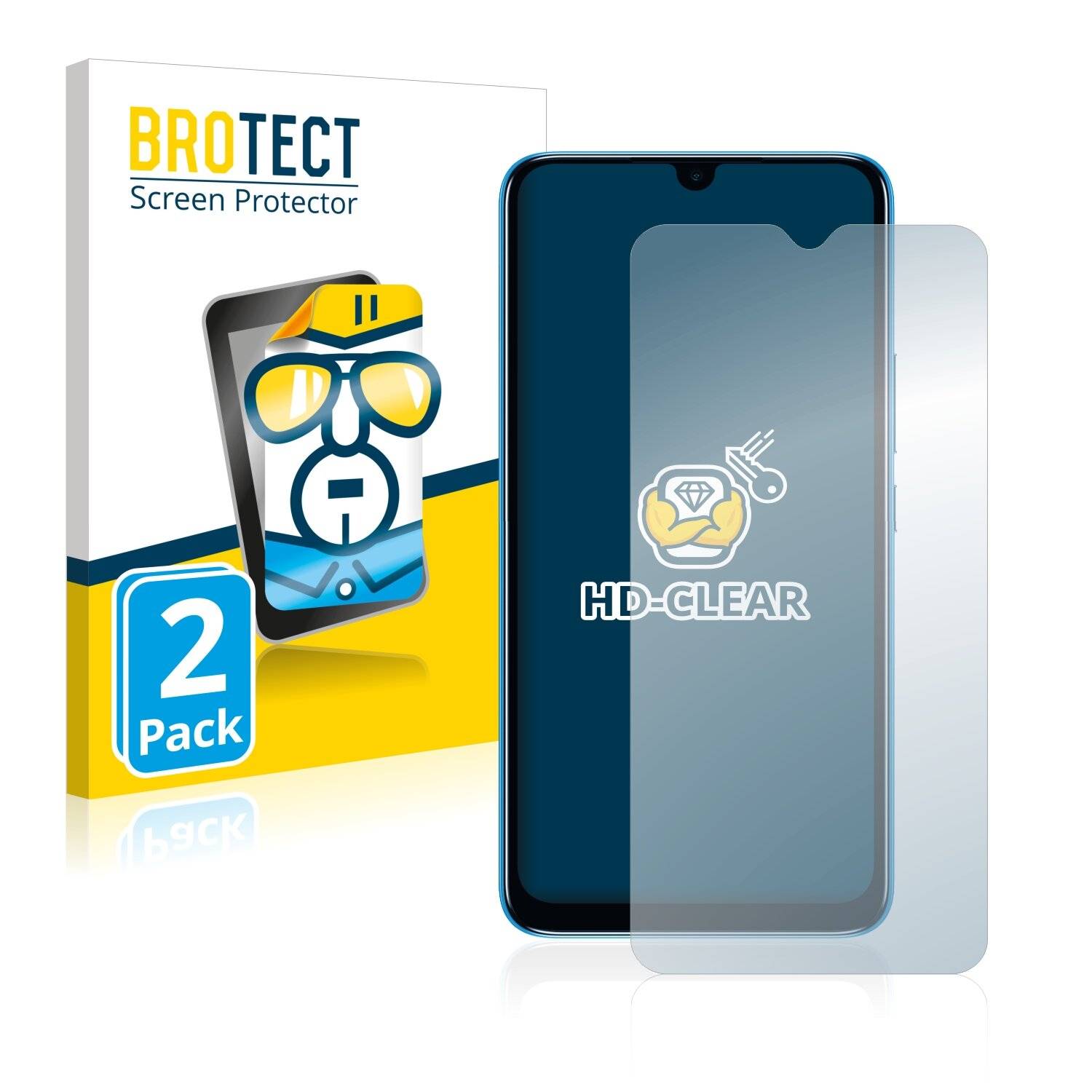 2x BROTECT HD-Clear Displayschutzfolie für Infinix Smart