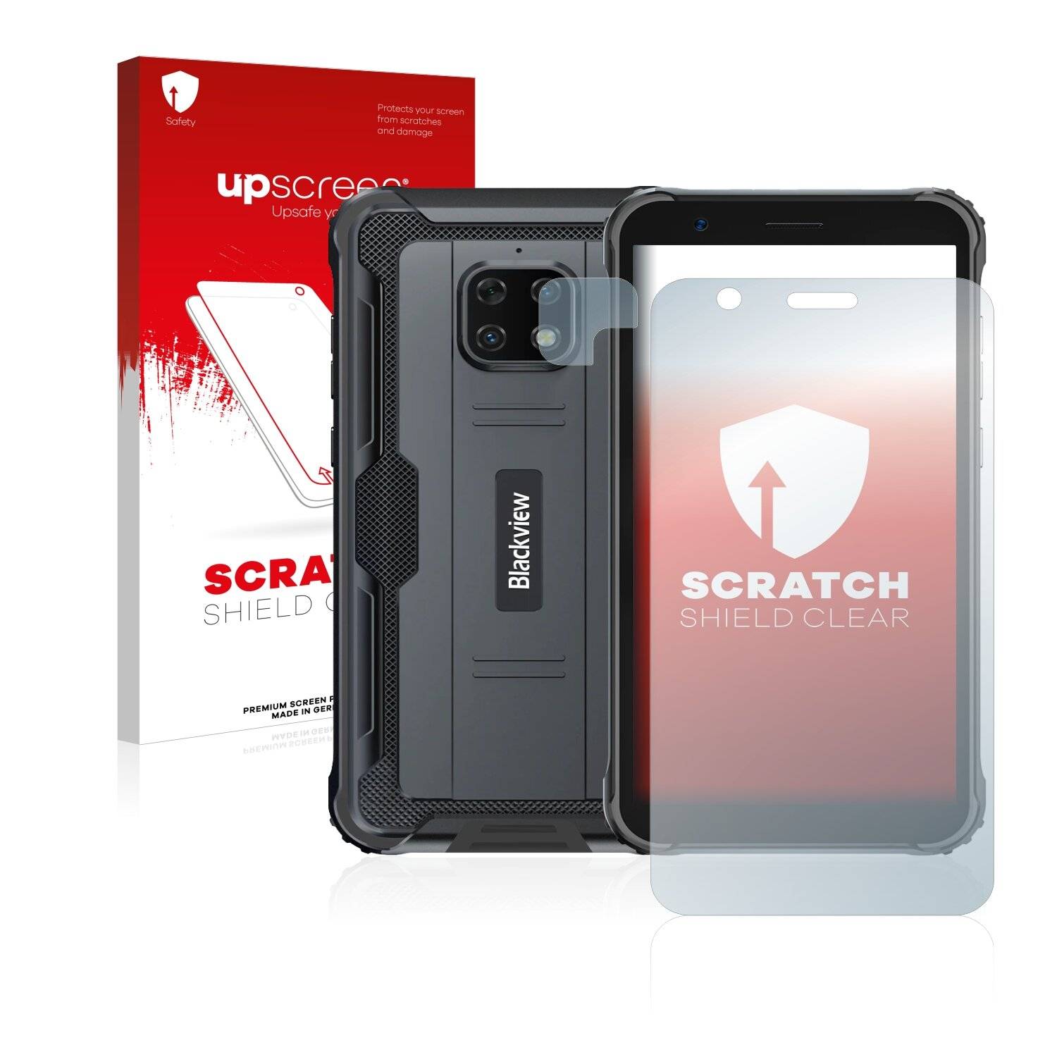 upscreen Scratch Shield Clear Premium Displayschutzfolie für Blackview BV4900S (Vorderseite