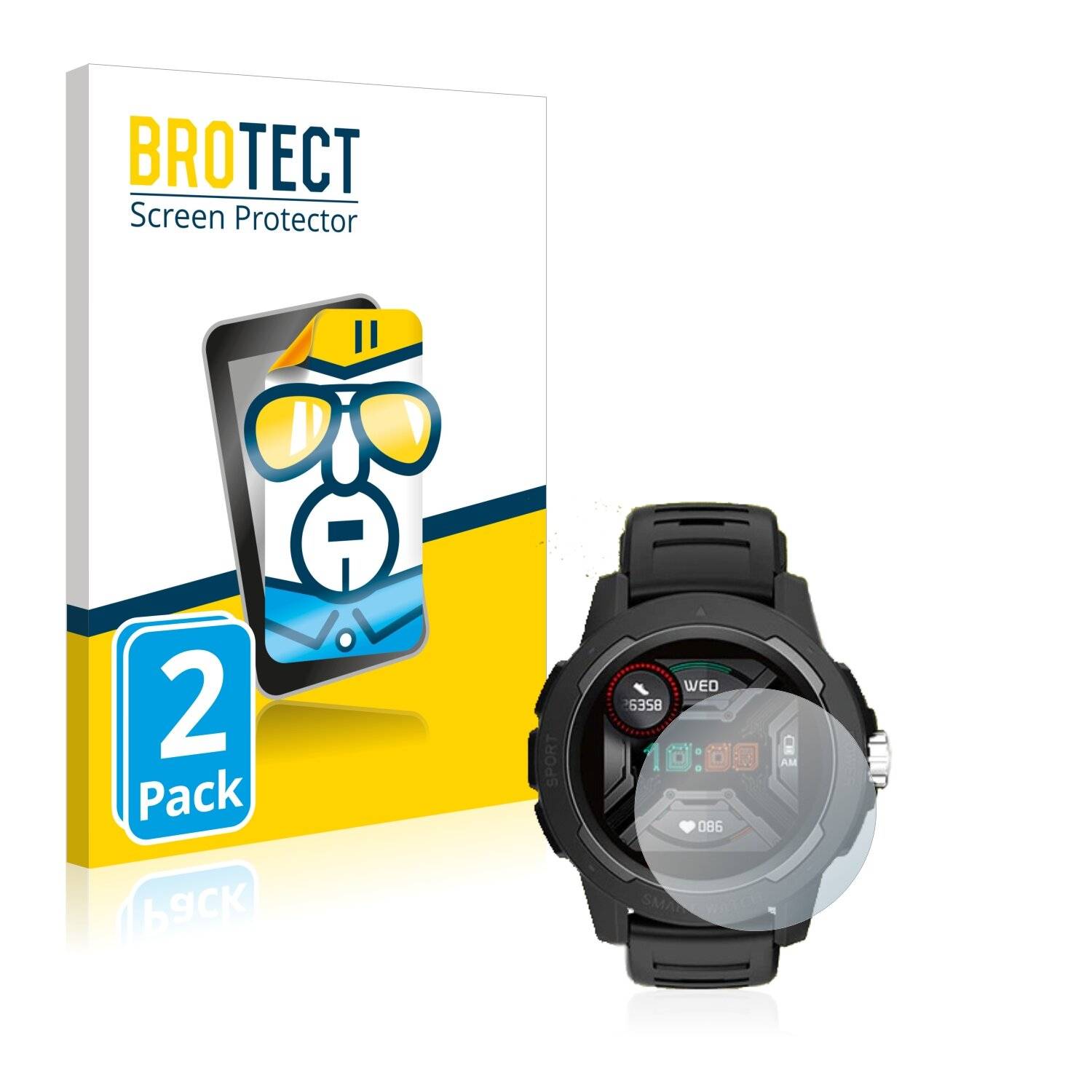 2x BROTECT HD-Clear Displayschutzfolie für North Edge Mars