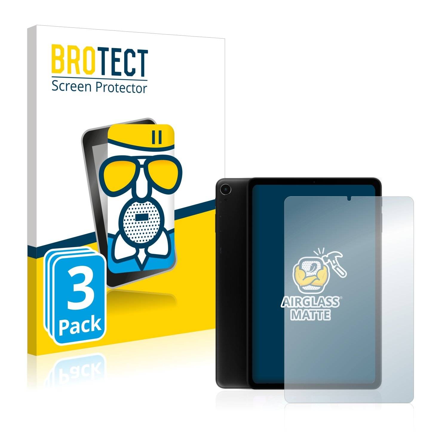 3x BROTECT AirGlass Matte Schutzglas Folie für Alldocube iPlay 40