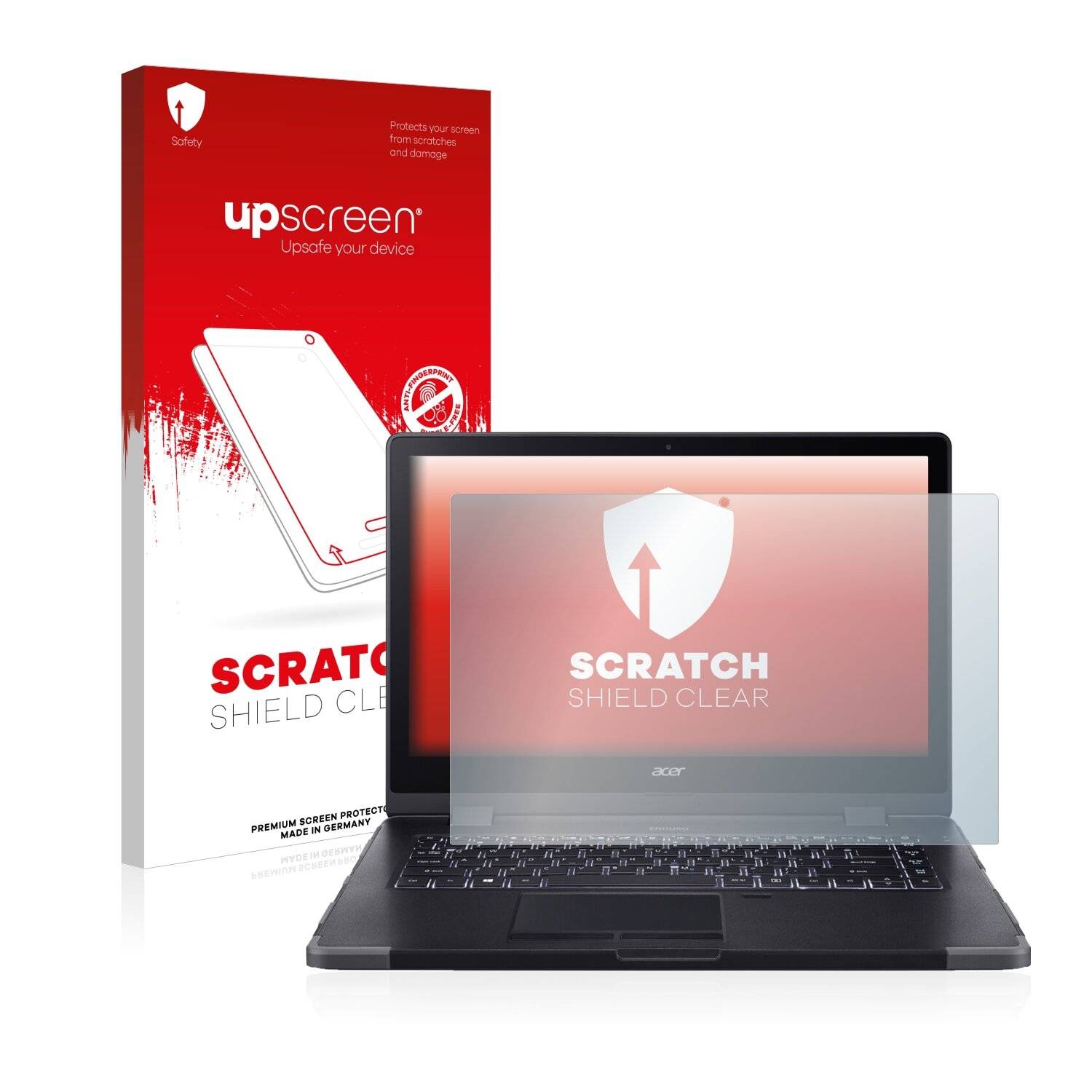 upscreen Scratch Shield Clear Premium Displayschutzfolie für Acer Enduro Urban