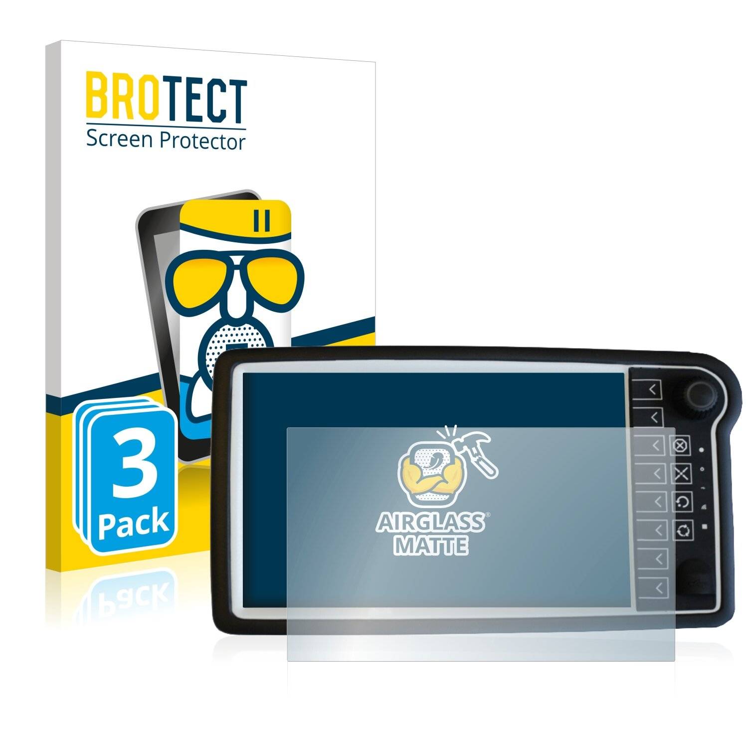 3x BROTECT AirGlass Matte Schutzglas Folie für Topcon Opus