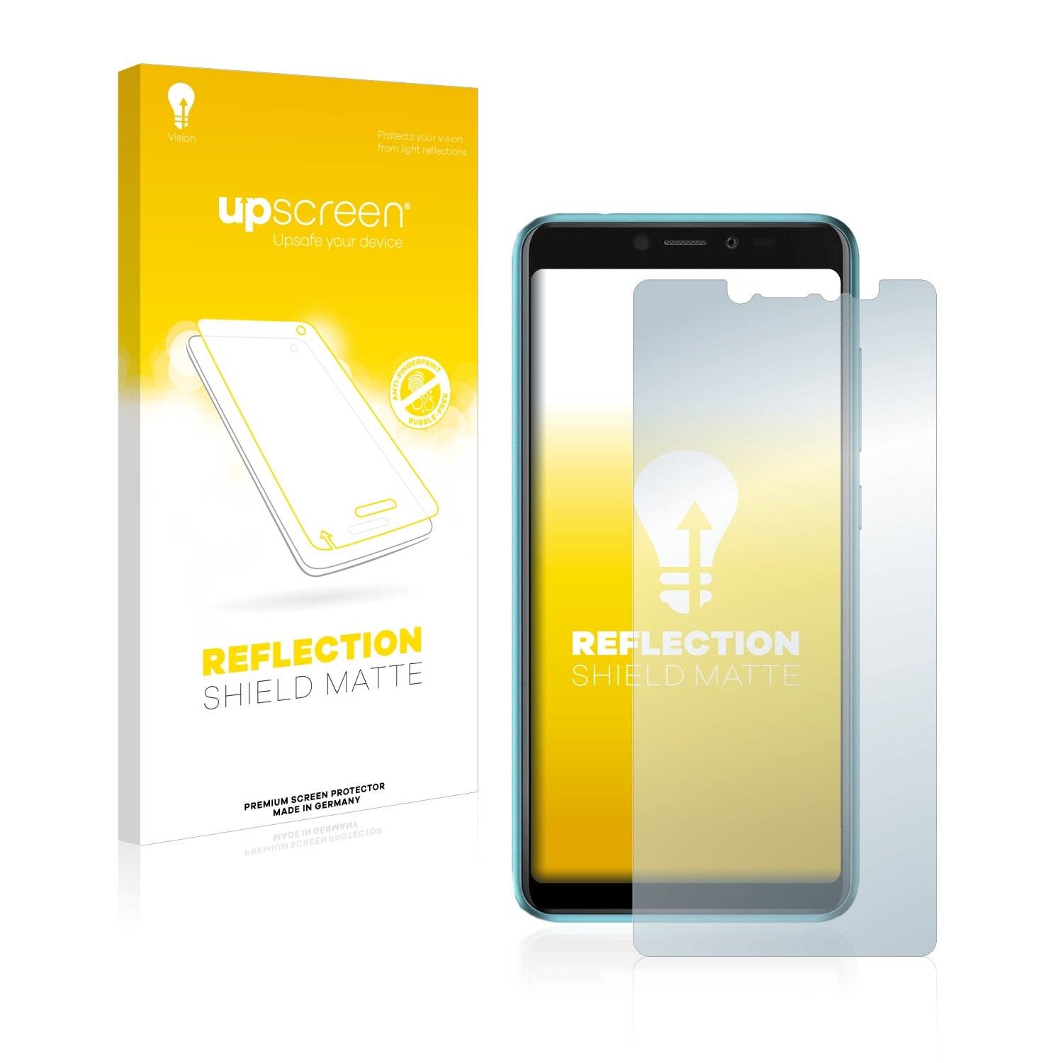 upscreen Reflection Shield Matte Premium Displayschutzfolie für Wiko