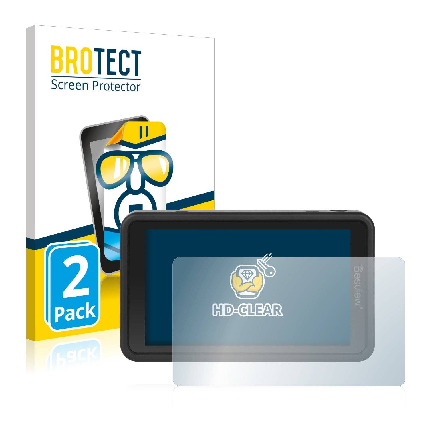 2x BROTECT HD-Clear Displayschutzfolie für Desview R5