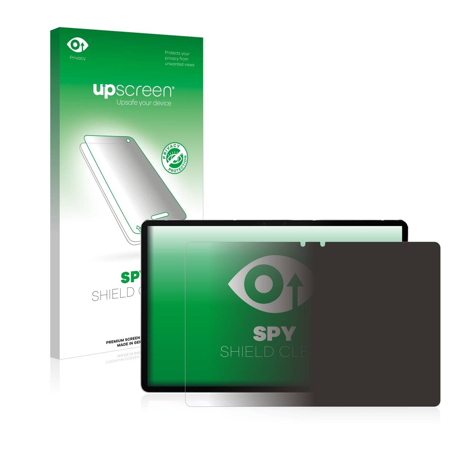 upscreen Spy Shield Clear Premium Blickschutzfolie für Lenovo Pad