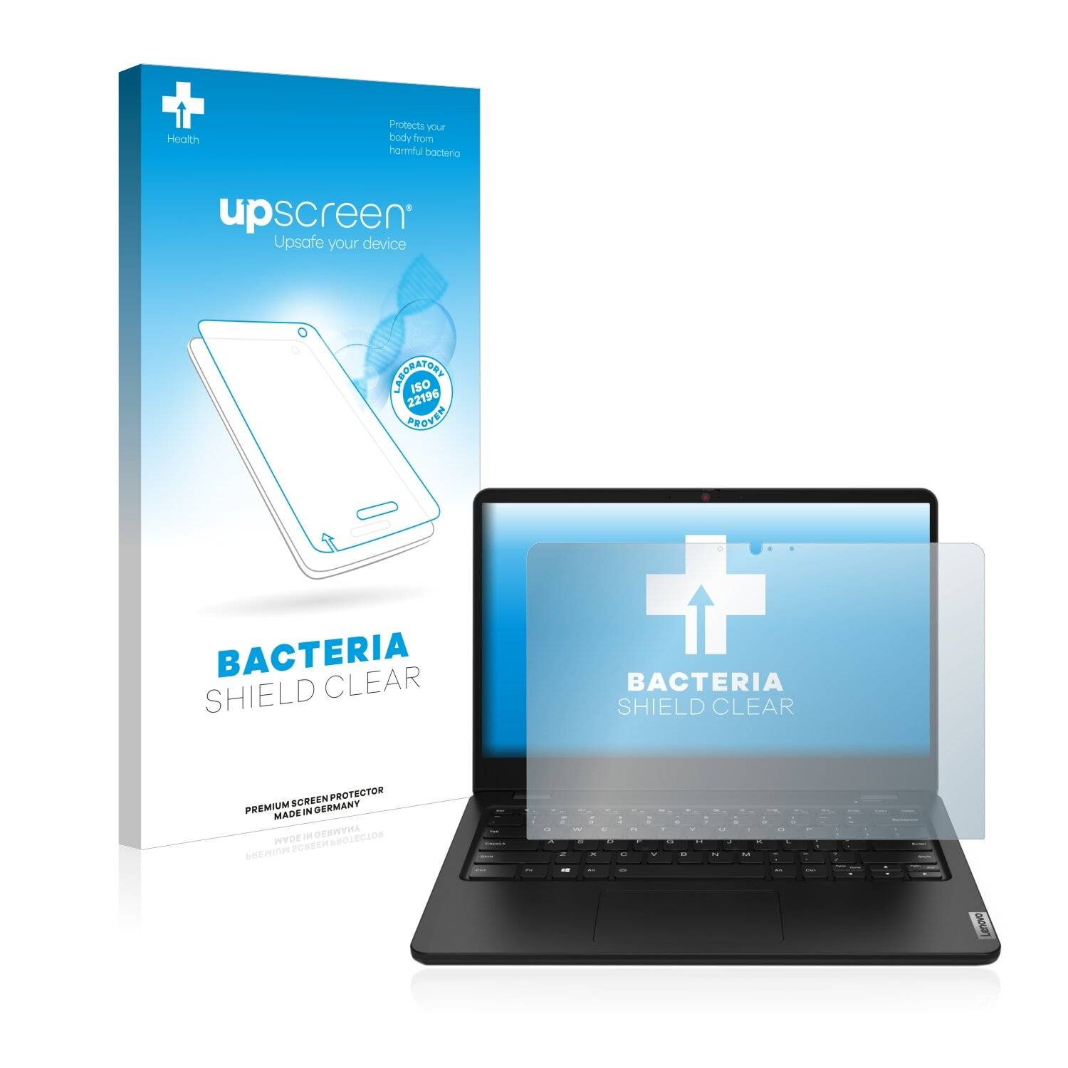 upscreen Bacteria Shield Clear Premium Antibakterielle Displayschutzfolie für Lenovo 14w Gen