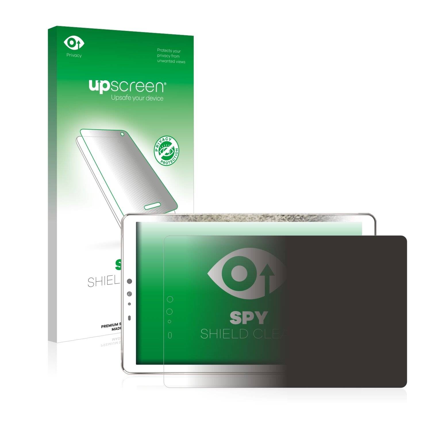 upscreen Spy Shield Clear Premium Blickschutzfolie für Leia Lume Pad