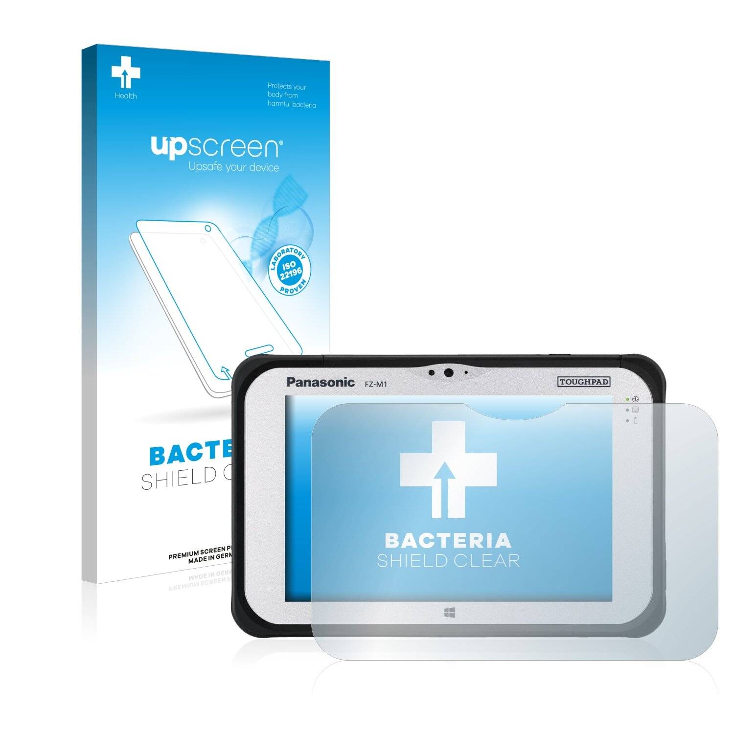 upscreen Bacteria Shield Clear Premium Antibakterielle Displayschutzfolie für Panasonic
