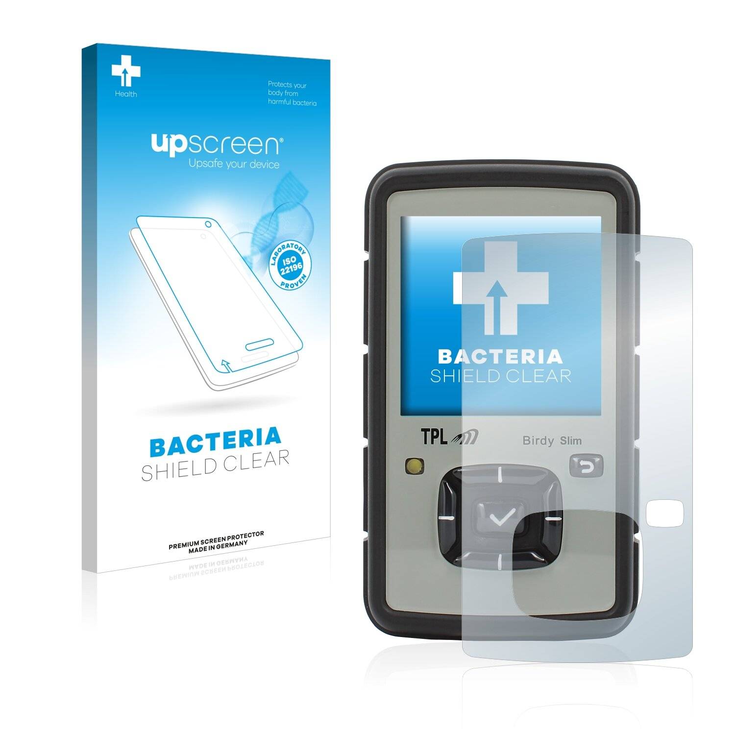 upscreen Bacteria Shield Clear Premium Antibakterielle Displayschutzfolie für TPL Birdy