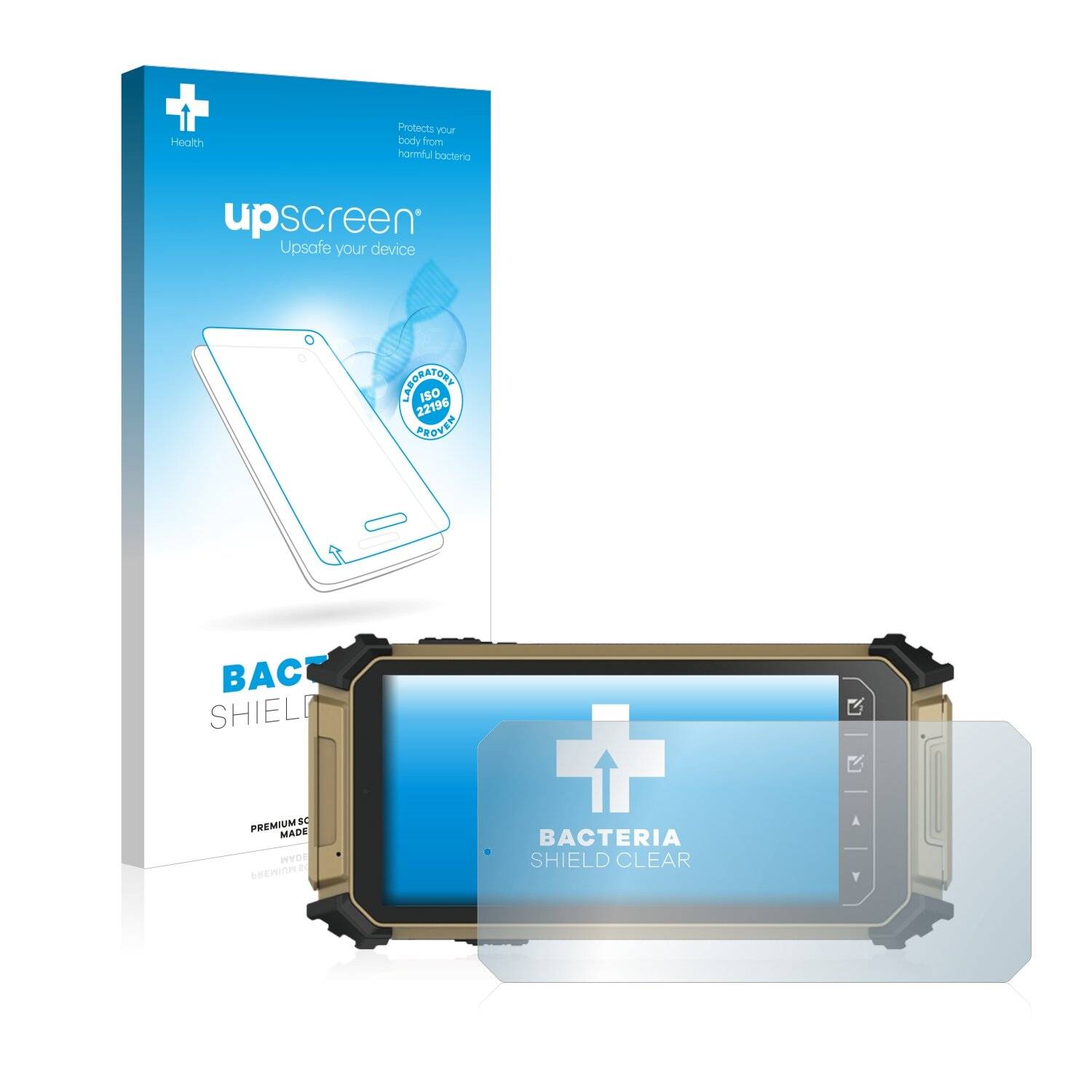 upscreen Bacteria Shield Clear Premium Antibakterielle Displayschutzfolie für DT Research