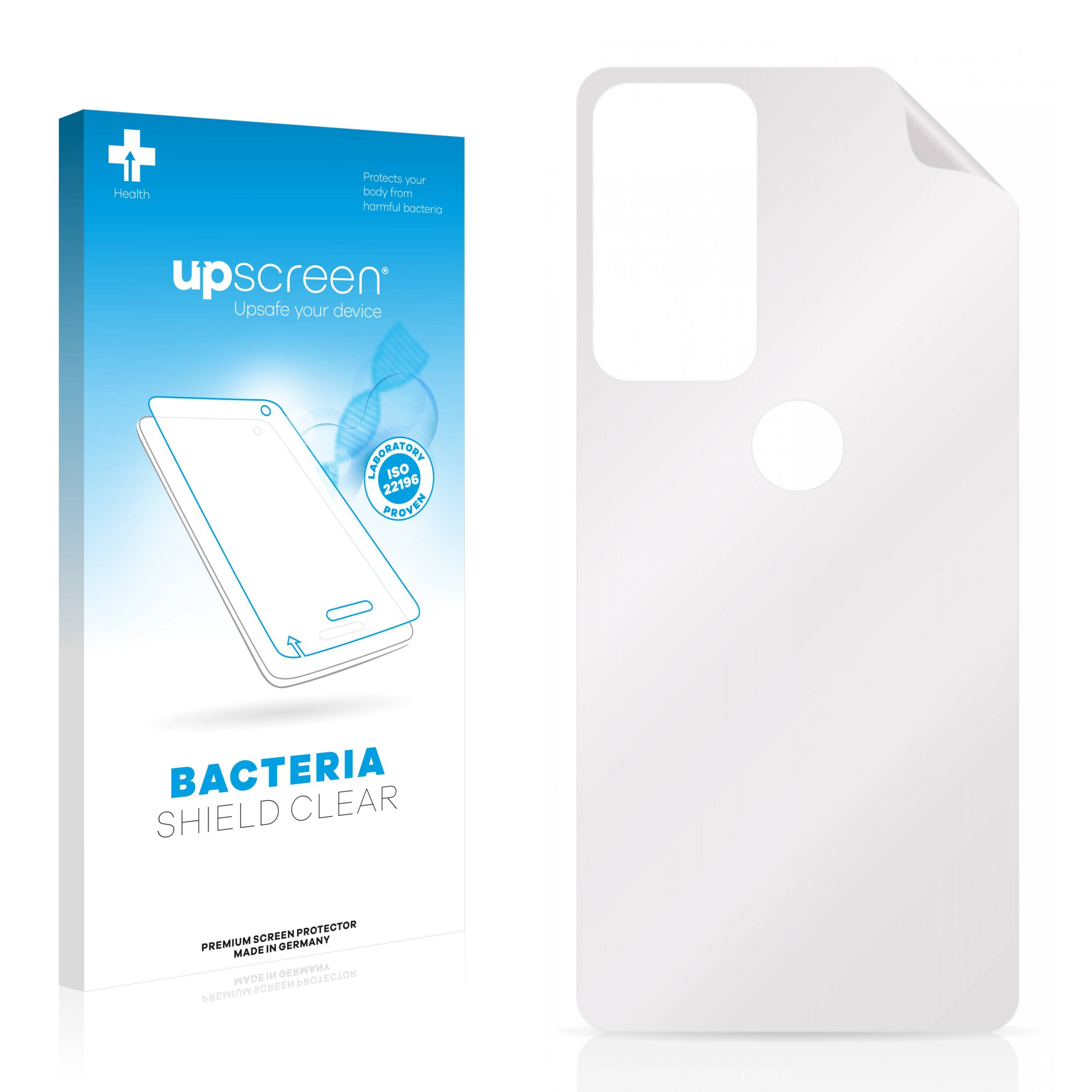 upscreen Bacteria Shield Clear Premium Antibakterielle Displayschutzfolie für Motorola Edge
