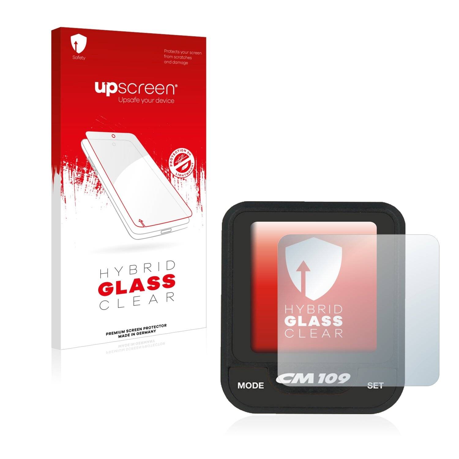 upscreen Hybrid Glass Clear Premium Schutzglas Folie für Ciclo CM