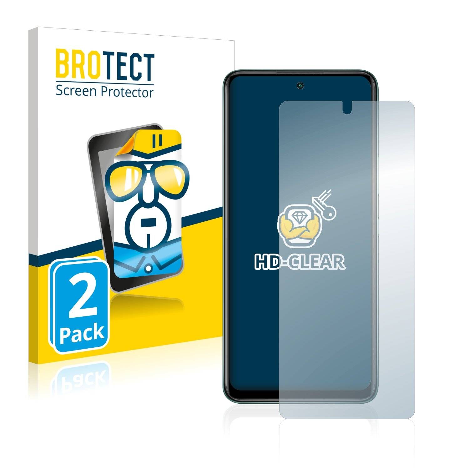 2x BROTECT HD-Clear Displayschutzfolie für Infinix Hot