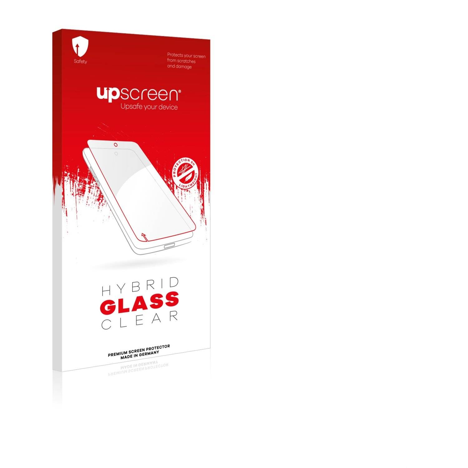 upscreen Hybrid Glass Clear Premium Schutzglas Folie für Realme Race
