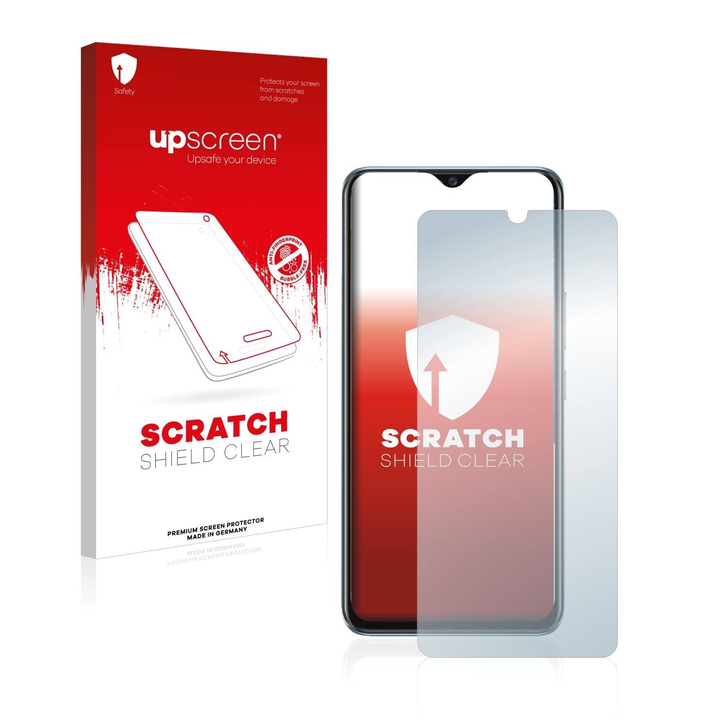 upscreen Scratch Shield Clear Premium Displayschutzfolie für Vivo