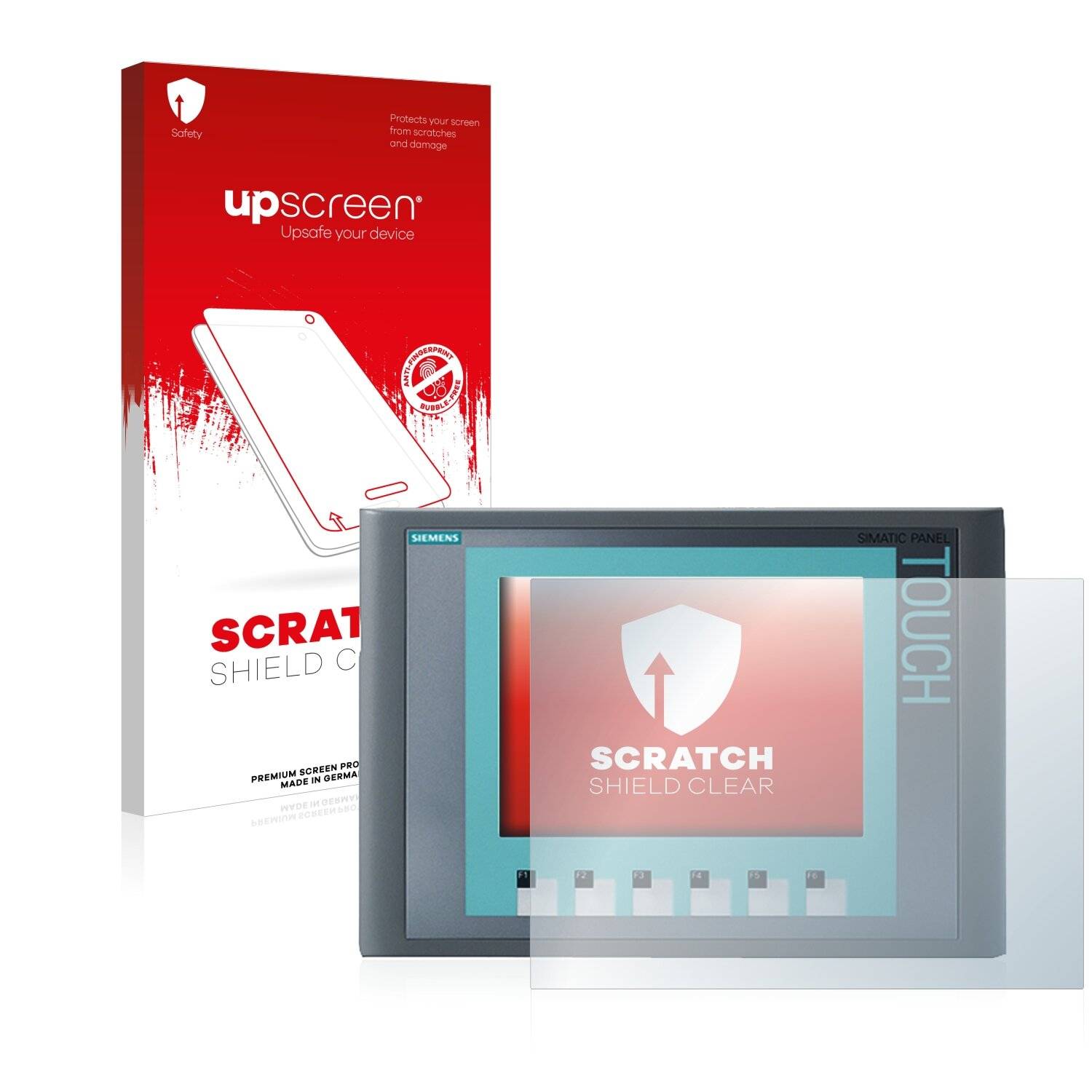 upscreen Scratch Shield Clear Premium Displayschutzfolie für Siemens Simatic HMI KTP 600