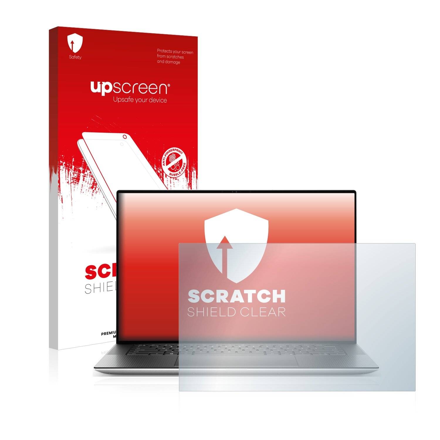 upscreen Scratch Shield Clear Premium Displayschutzfolie für Dell XPS 15