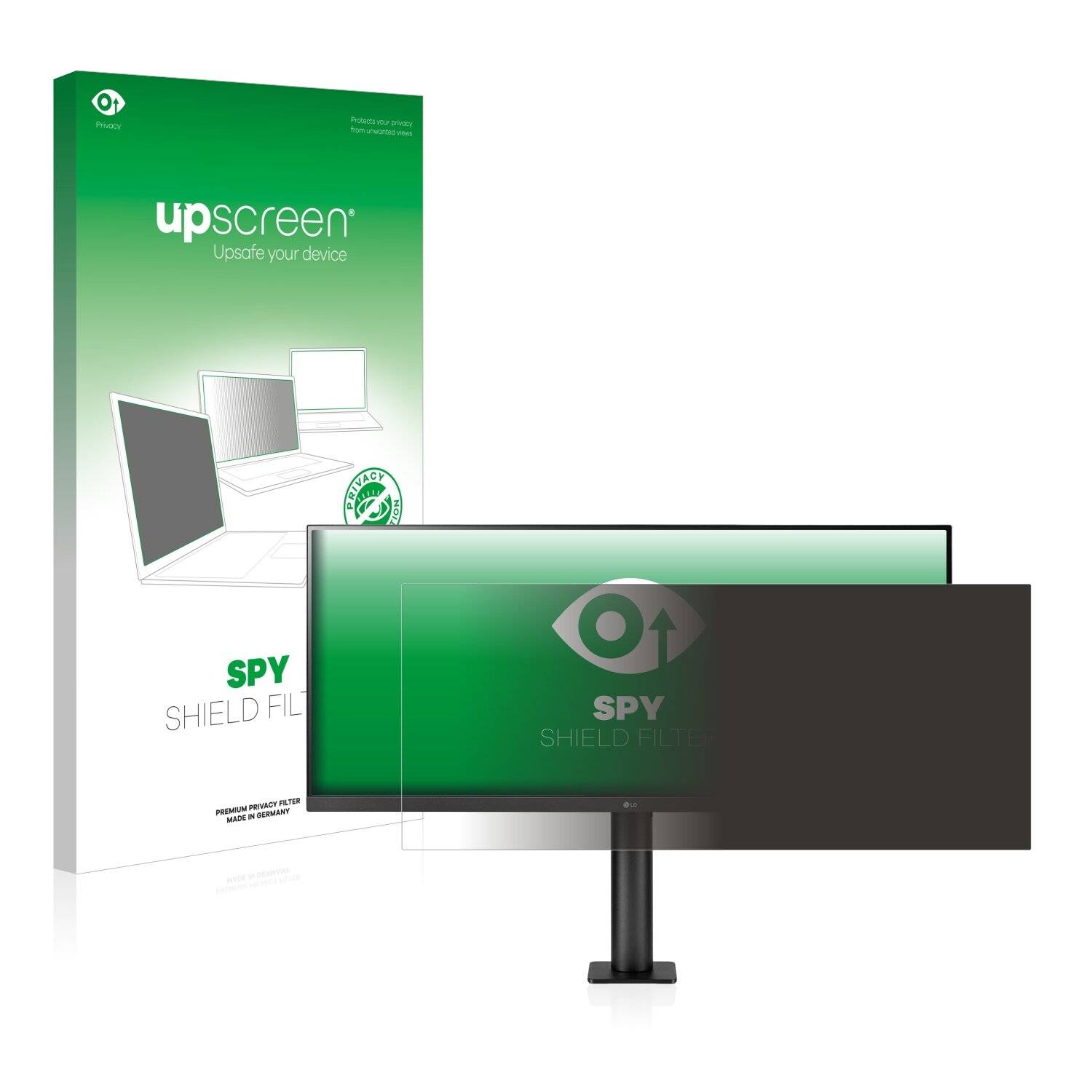 upscreen Spy Shield Filter Premium Blickschutzfilter für LG UltraWide
