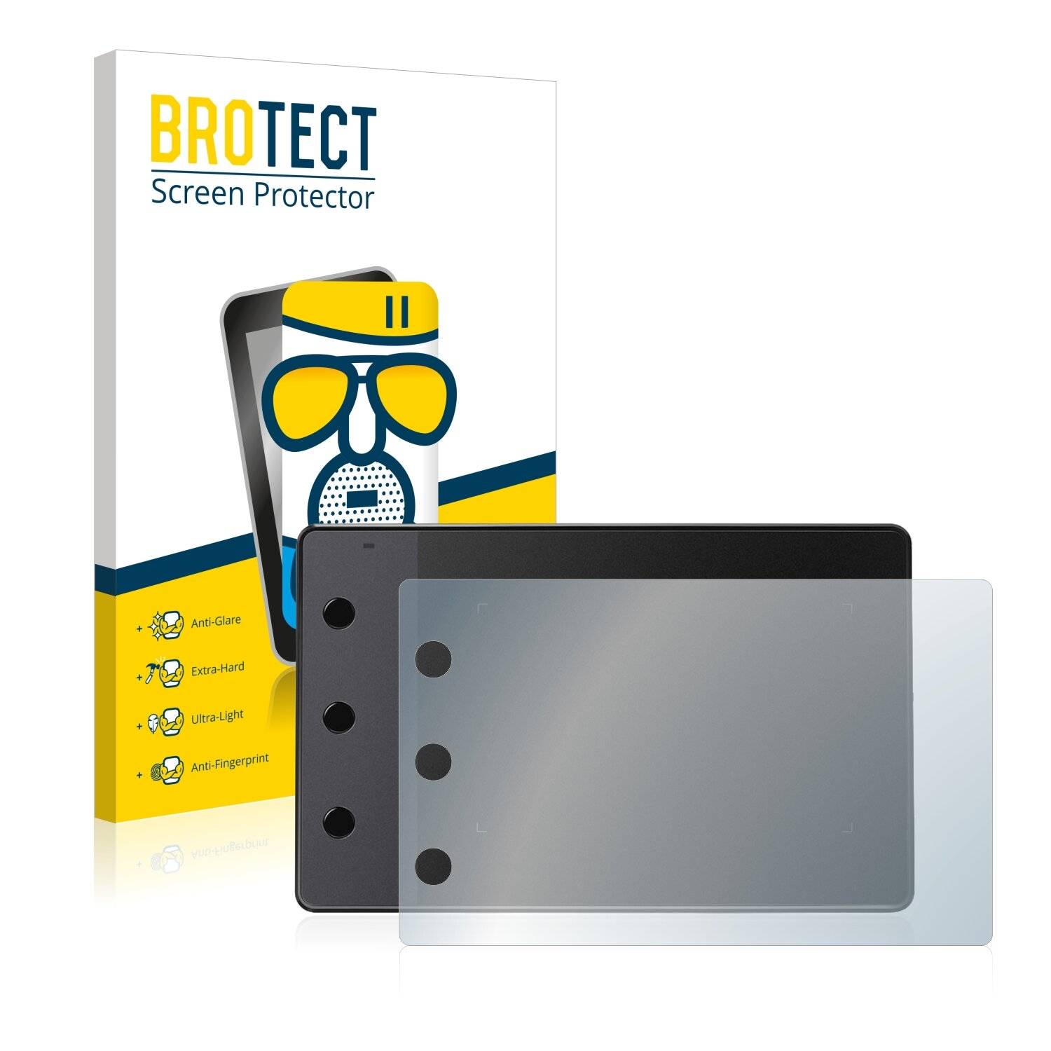 BROTECT AirGlass Matte Schutzglas Folie für Huion Inspiroy