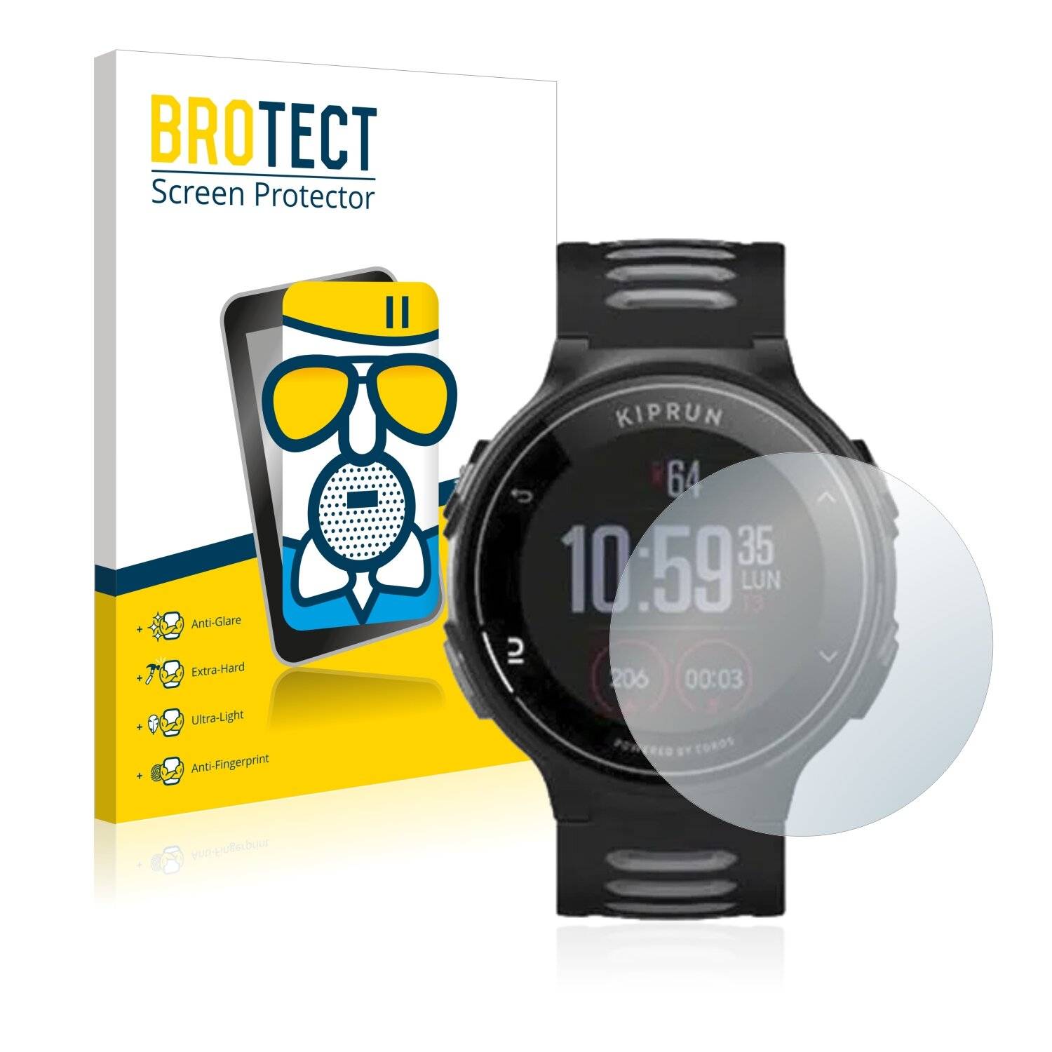 BROTECT AirGlass Matte Schutzglas Folie für Kiprun