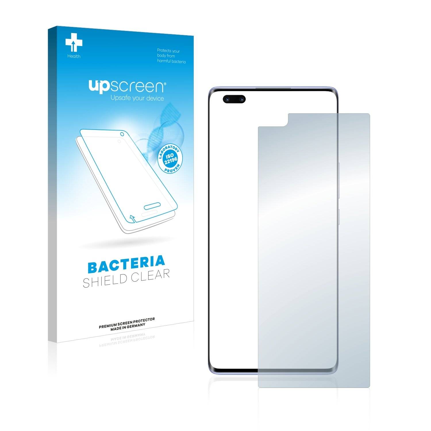 upscreen Bacteria Shield Clear Premium Antibakterielle Displayschutzfolie für Huawei Nova 9