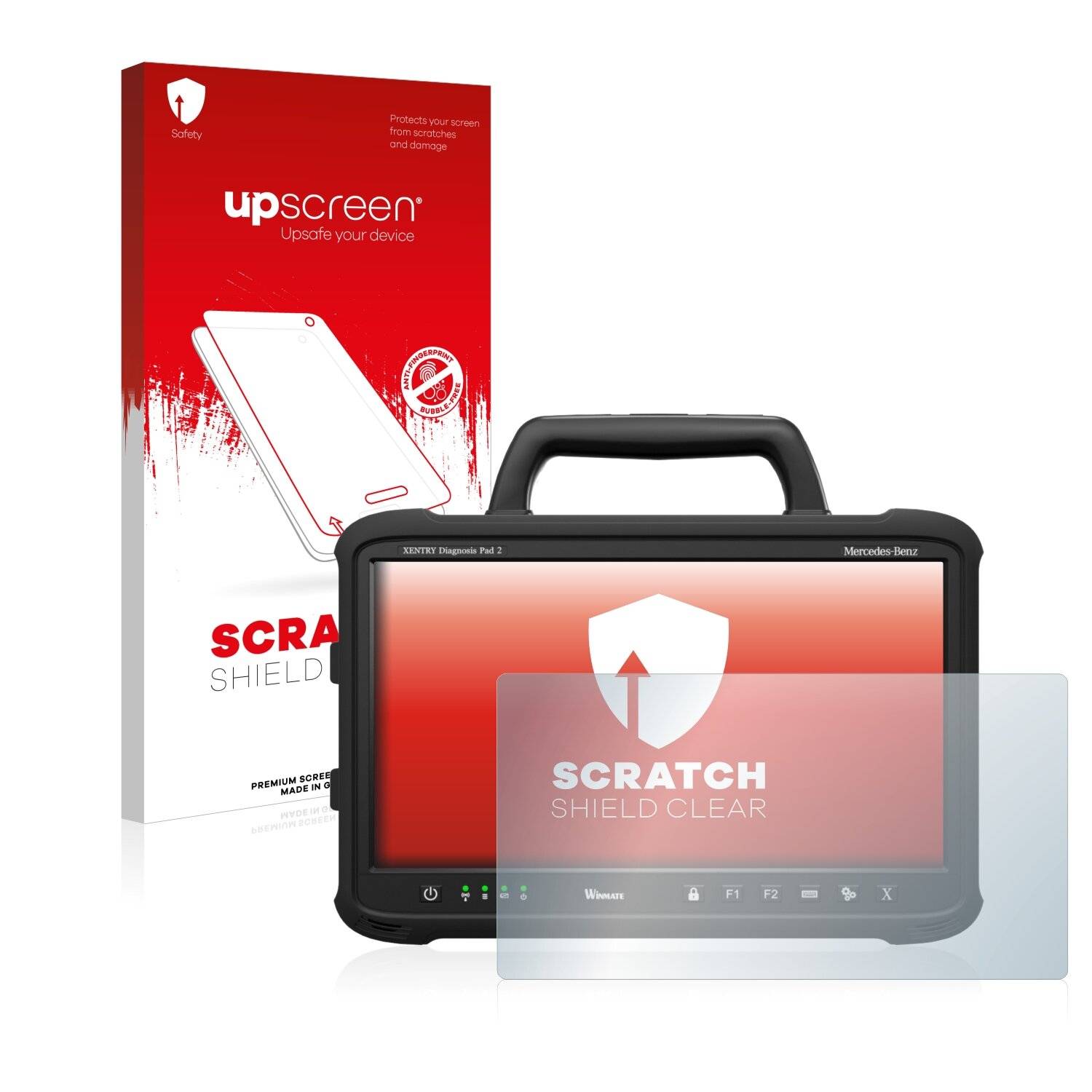upscreen Scratch Shield Clear Premium Displayschutzfolie für Mercedes-Benz XENTRY Diagnosis