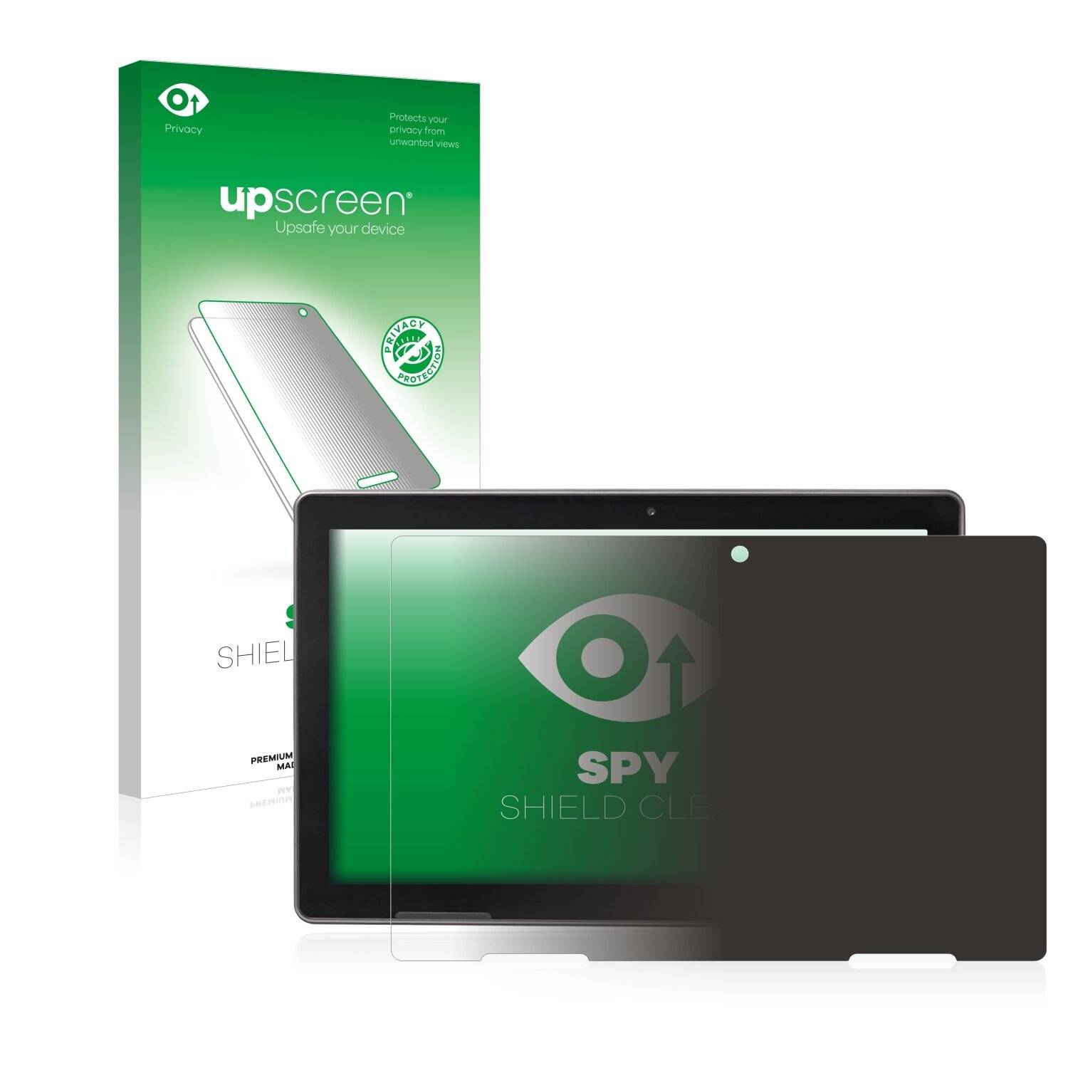 upscreen Spy Shield Clear Premium Blickschutzfolie für Medion Lifetab