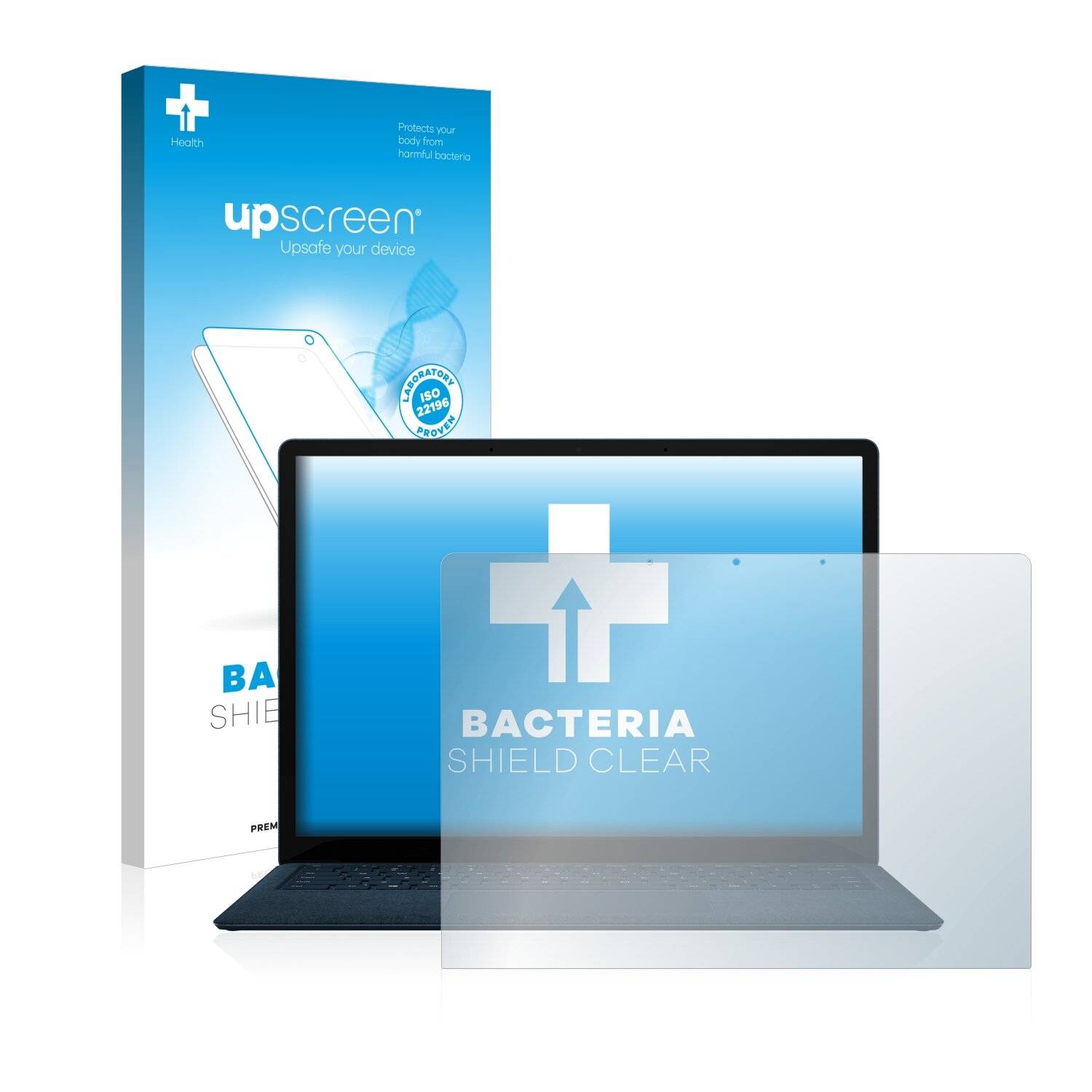 upscreen Bacteria Shield Clear Premium Antibakterielle Displayschutzfolie für Microsoft