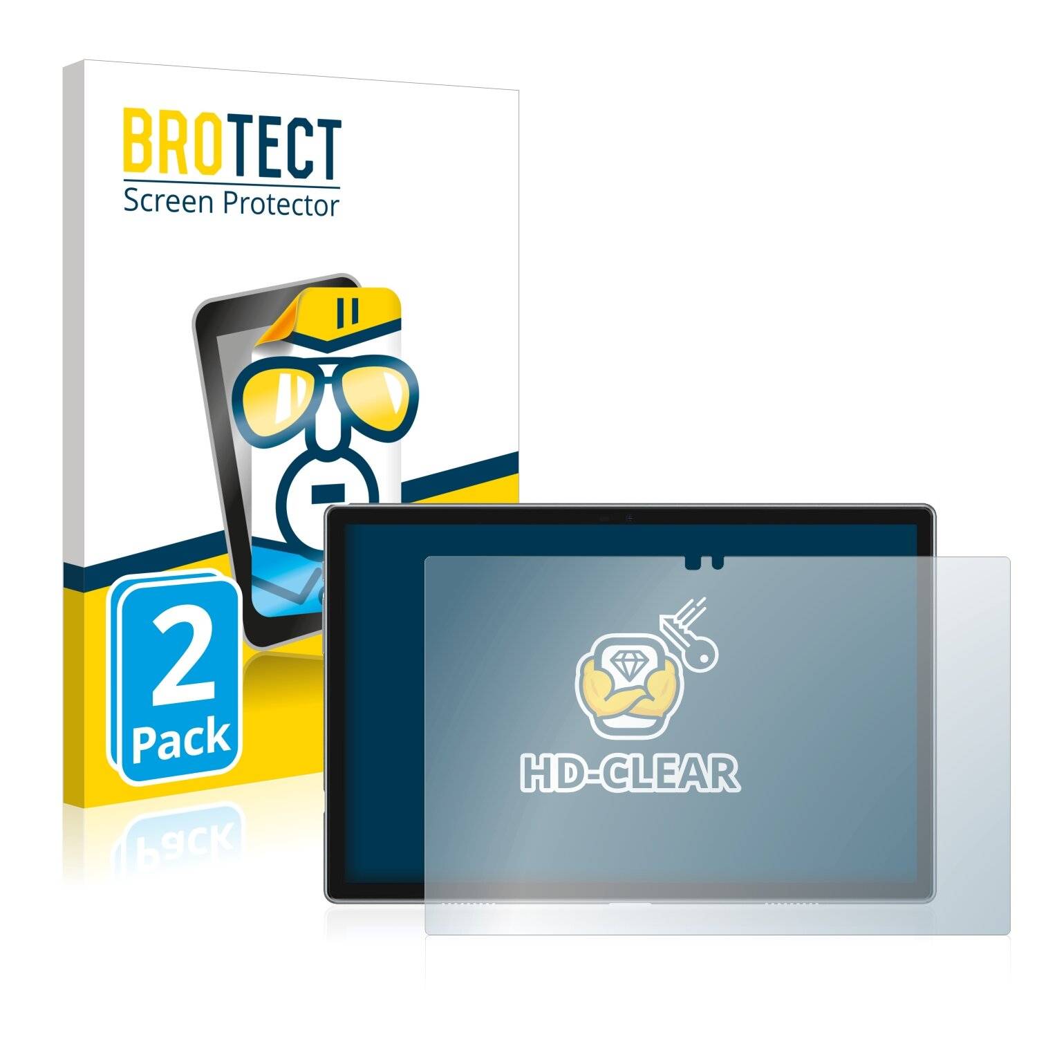 2x BROTECT HD-Clear Displayschutzfolie für Ulefone Tab
