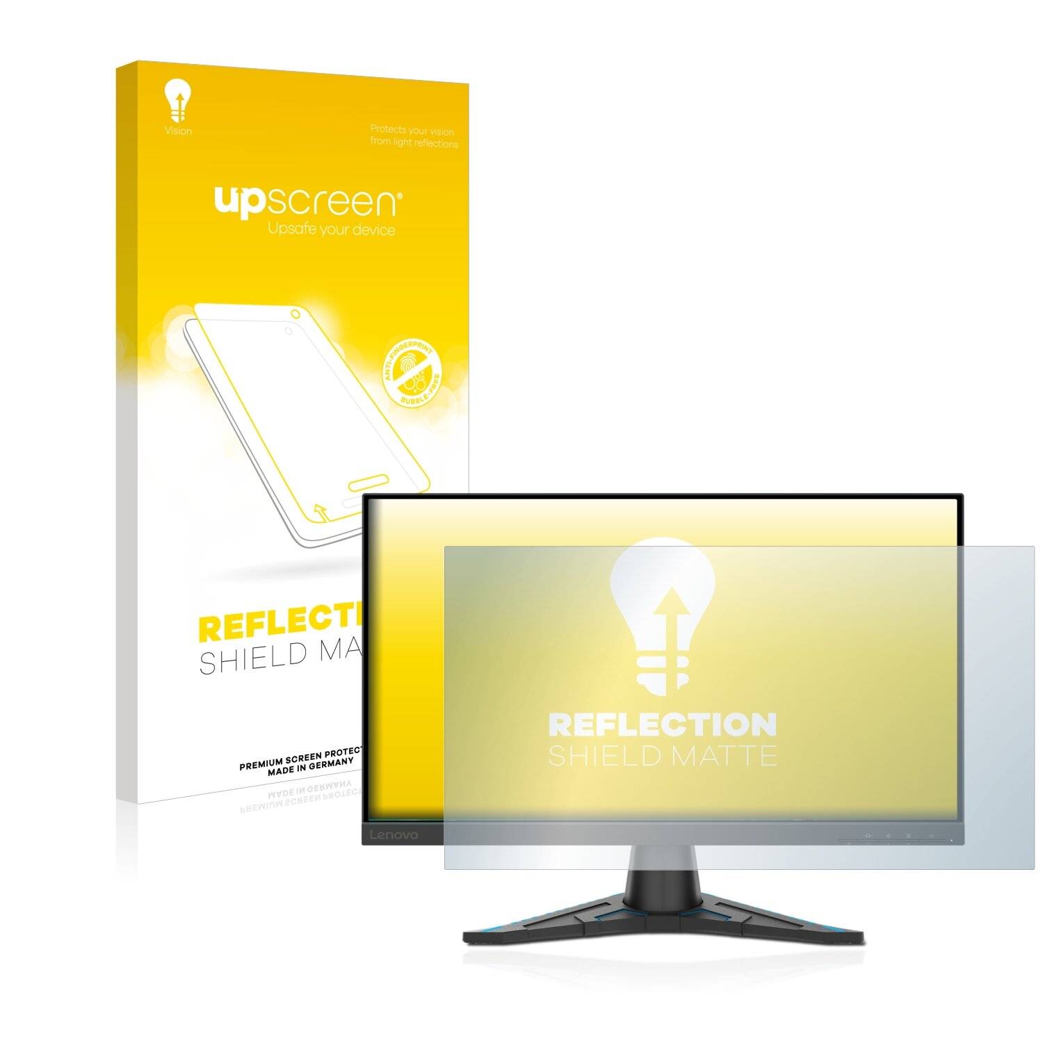 upscreen Reflection Shield Matte Premium Displayschutzfolie für Lenovo