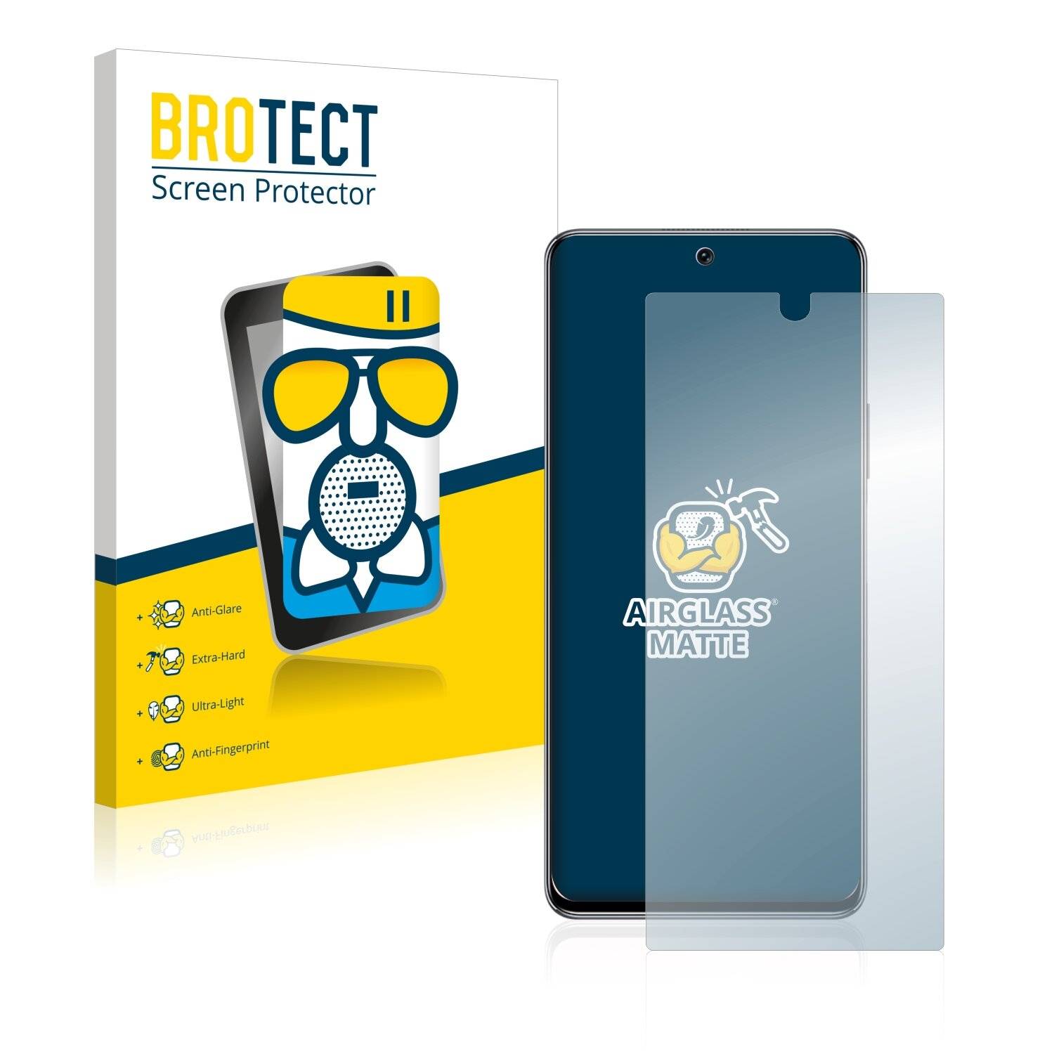 BROTECT AirGlass Matte Schutzglas Folie für Honor 50