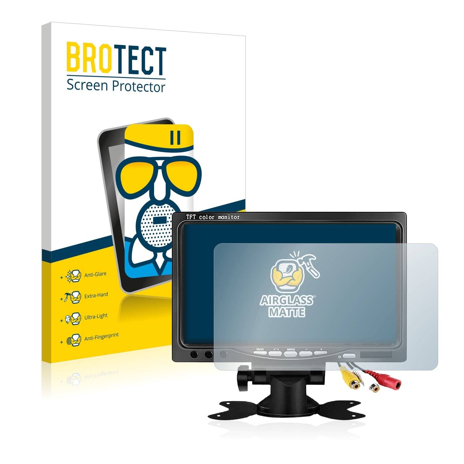 BROTECT AirGlass Matte Schutzglas Folie für Kenowa Car Monitor