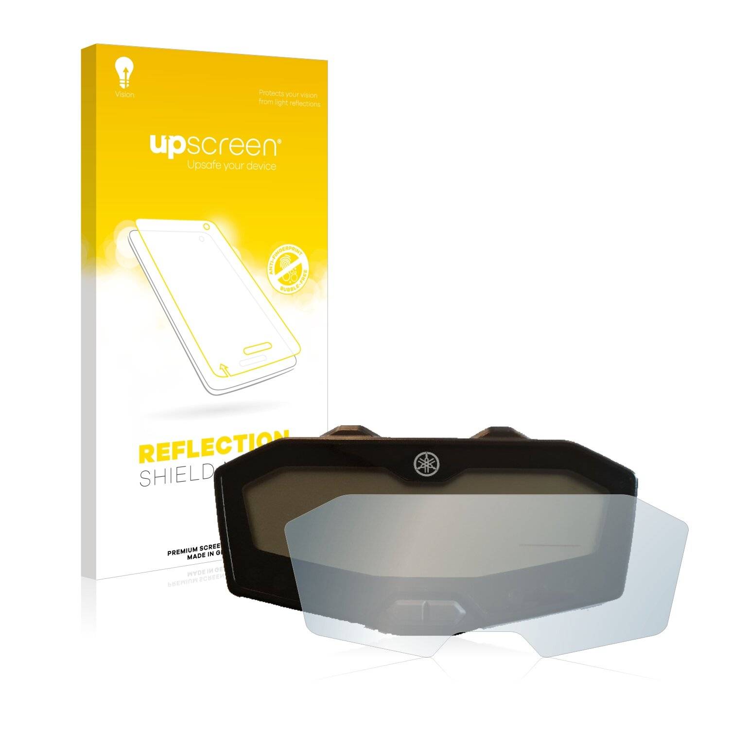 upscreen Reflection Shield Matte Premium Displayschutzfolie für Yamaha FZ-07