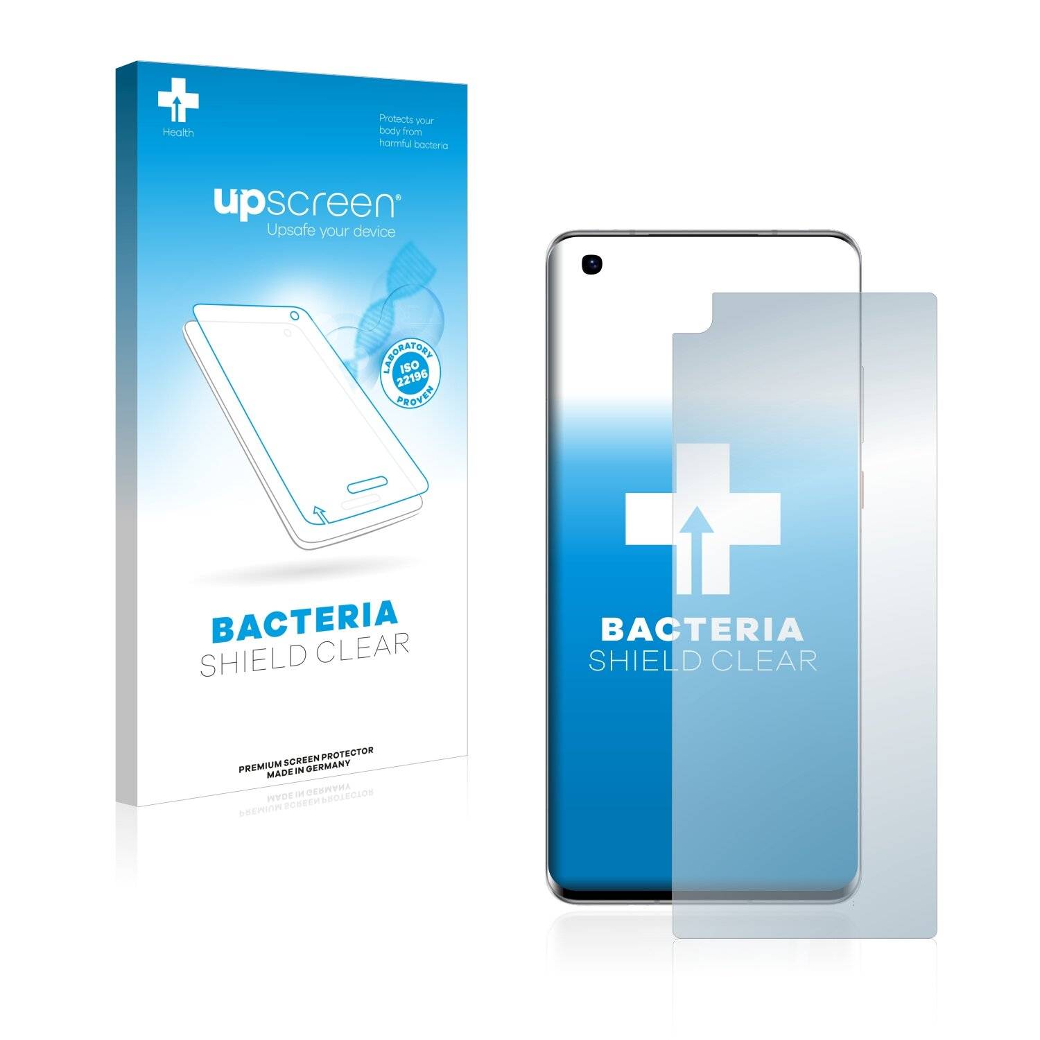 upscreen Bacteria Shield Clear Premium Antibakterielle Displayschutzfolie für Huawei Mate