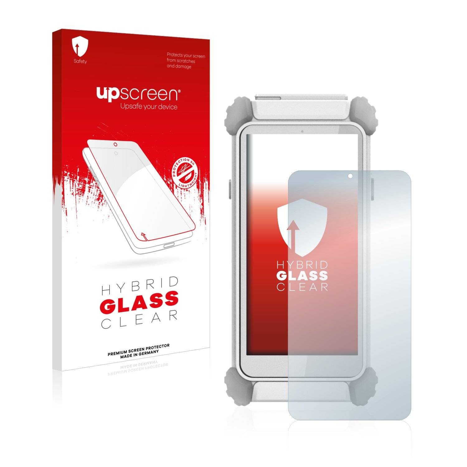 upscreen Hybrid Glass Clear Premium Schutzglas Folie für DT Research