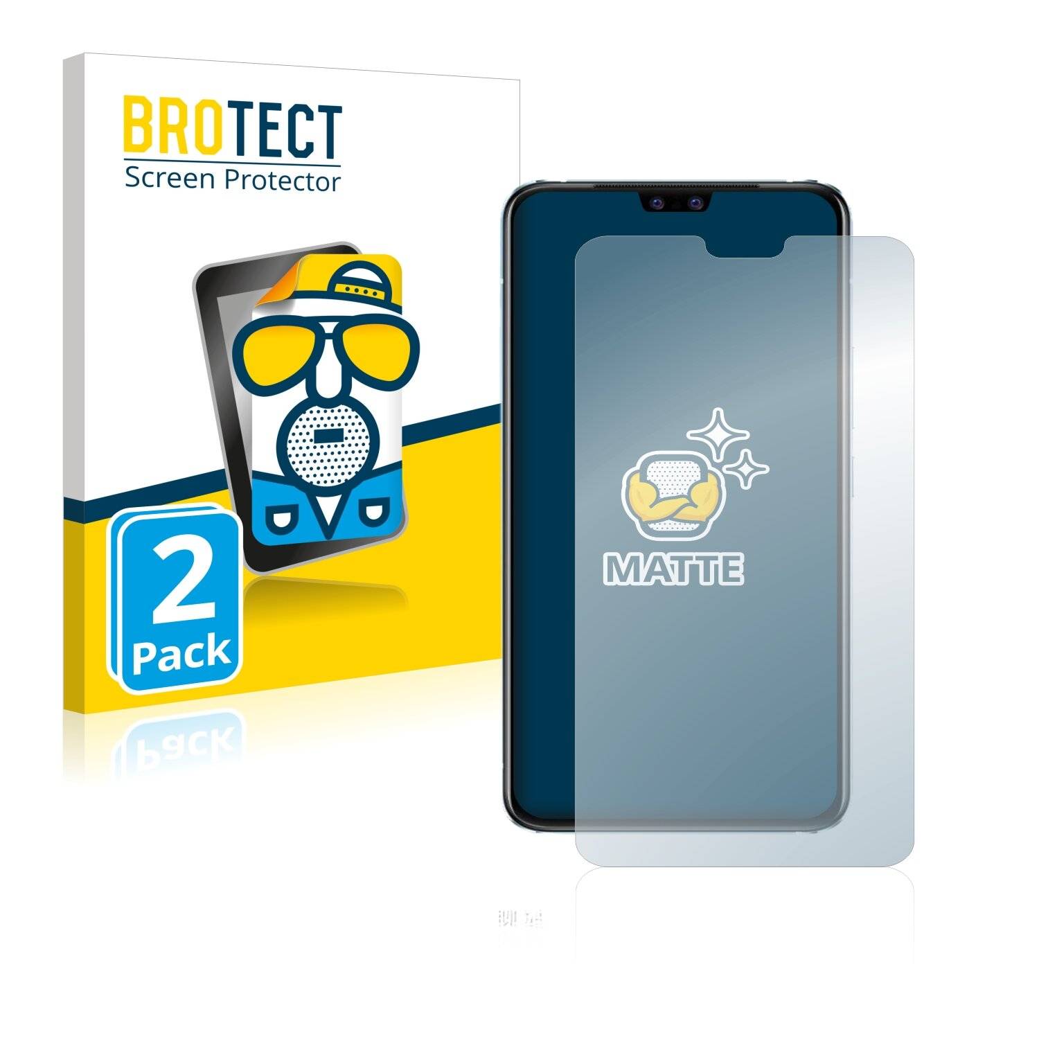 2x BROTECT Matte Displayschutzfolie für Vivo S10 - Entspiegelt,