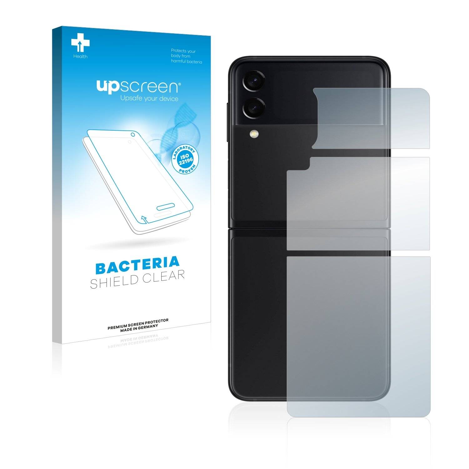 upscreen Bacteria Shield Clear Premium Antibakterielle Displayschutzfolie für Samsung Galaxy