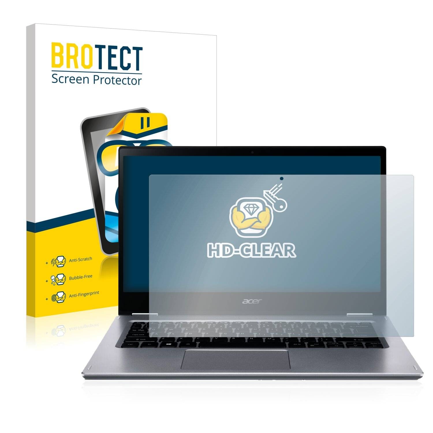 BROTECT HD-Clear Displayschutzfolie für Acer Spin 3