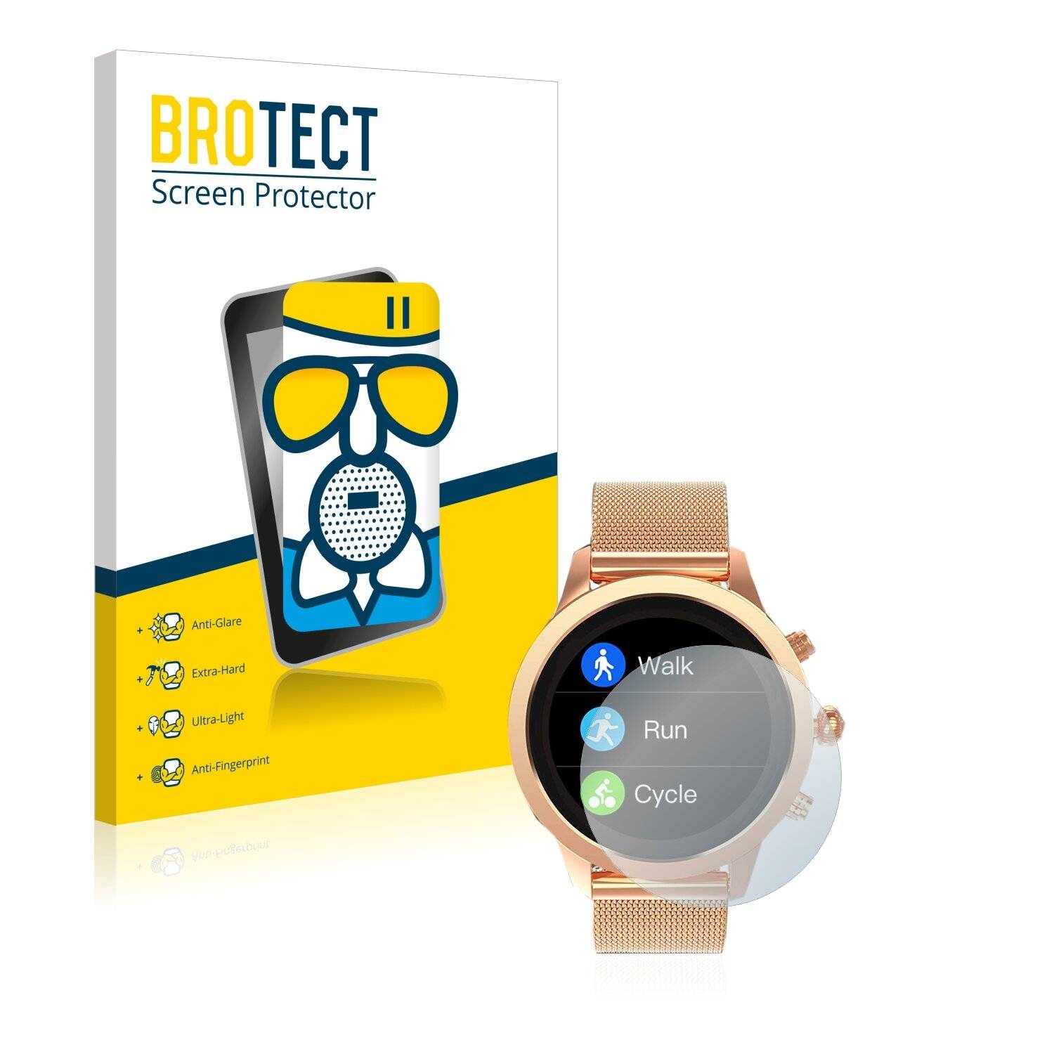 BROTECT AirGlass Matte Schutzglas Folie für Aney Well