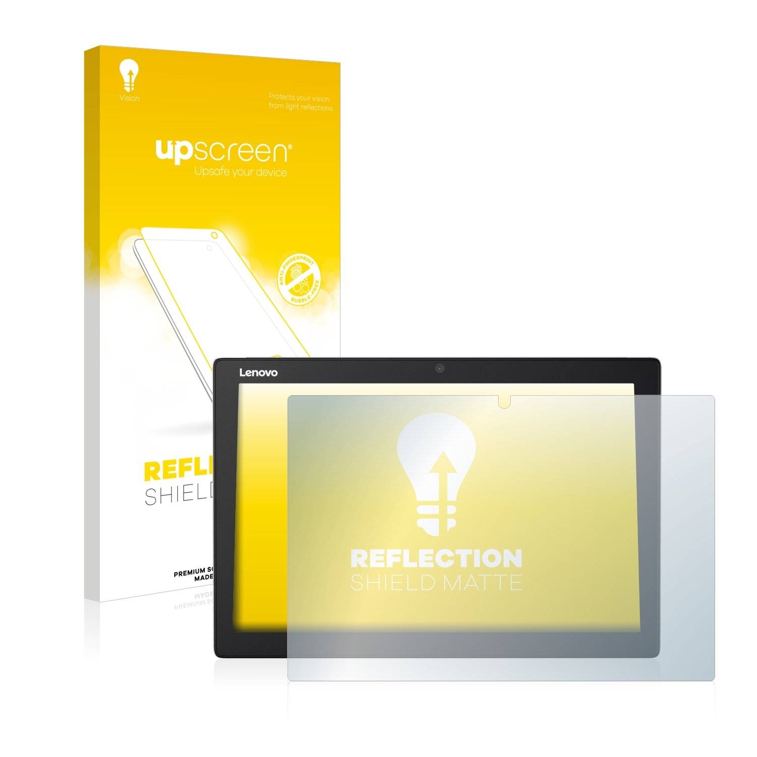 upscreen Reflection Shield Matte Premium Displayschutzfolie für Lenovo IdeaPad Miix