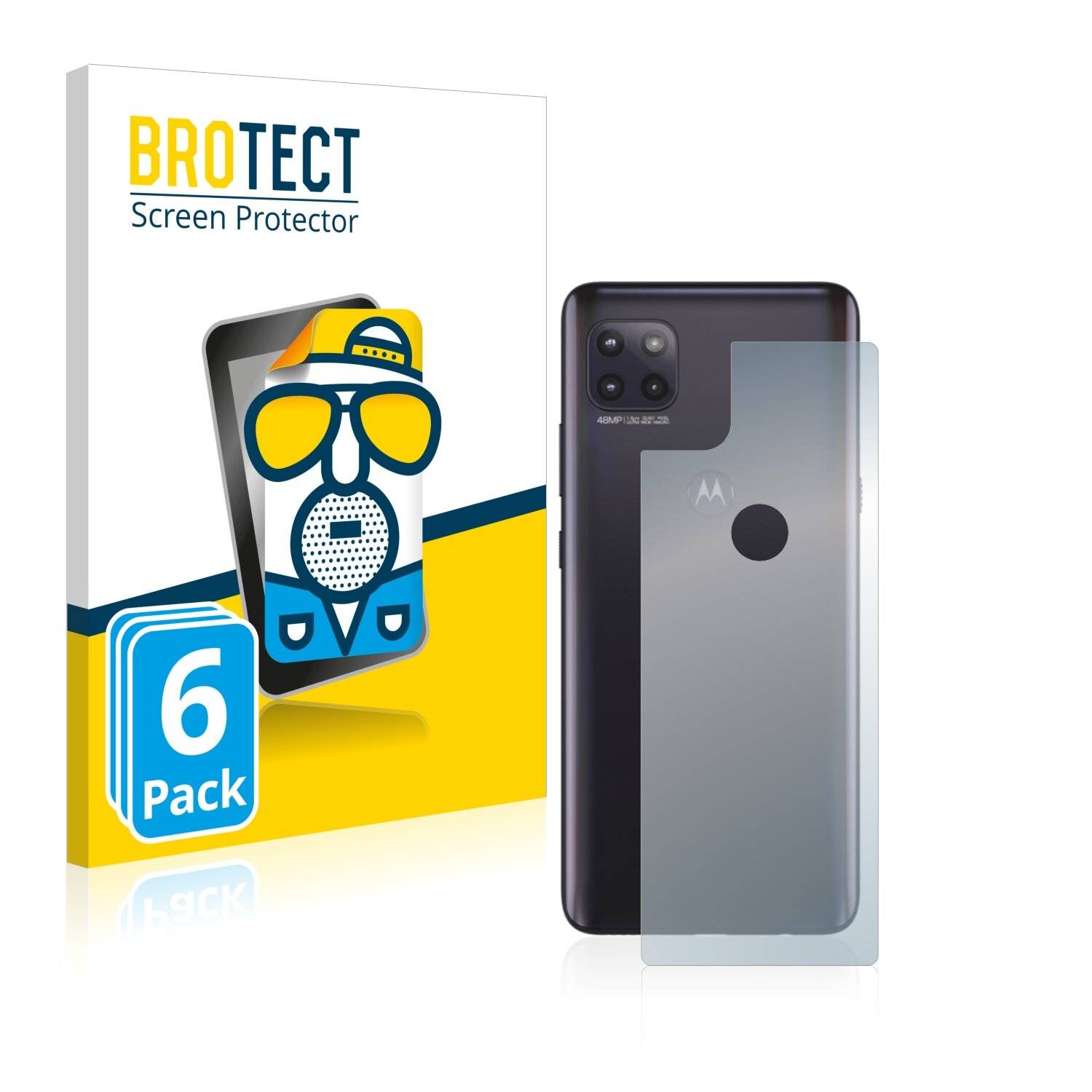 6x BROTECT Matte Displayschutzfolie für Motorola Moto G 5G (Rückseite) - Entspiegelt,