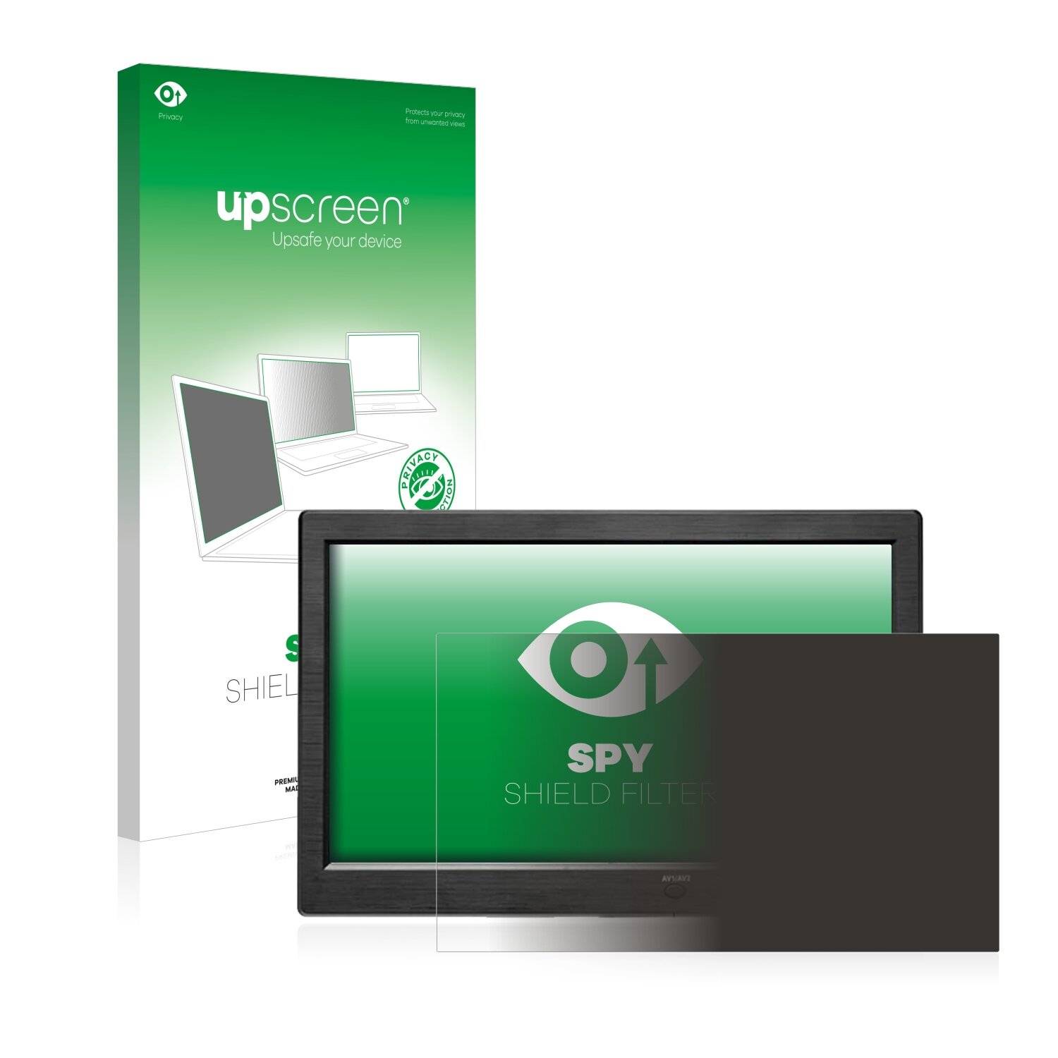 upscreen Spy Shield Filter Premium Blickschutzfilter für Podofo HD Monitor