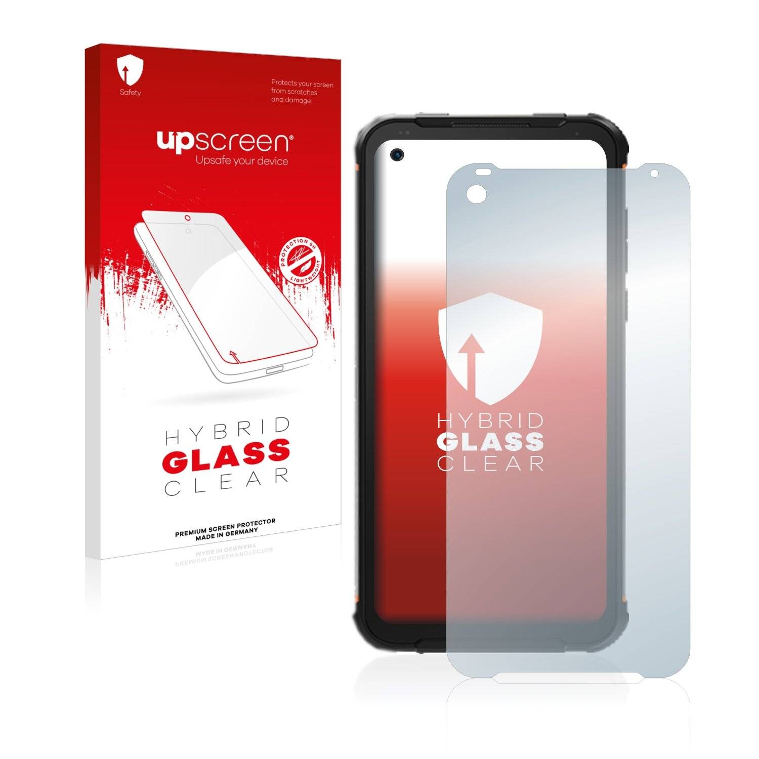 upscreen Hybrid Glass Clear Premium Schutzglas Folie für Zeeker