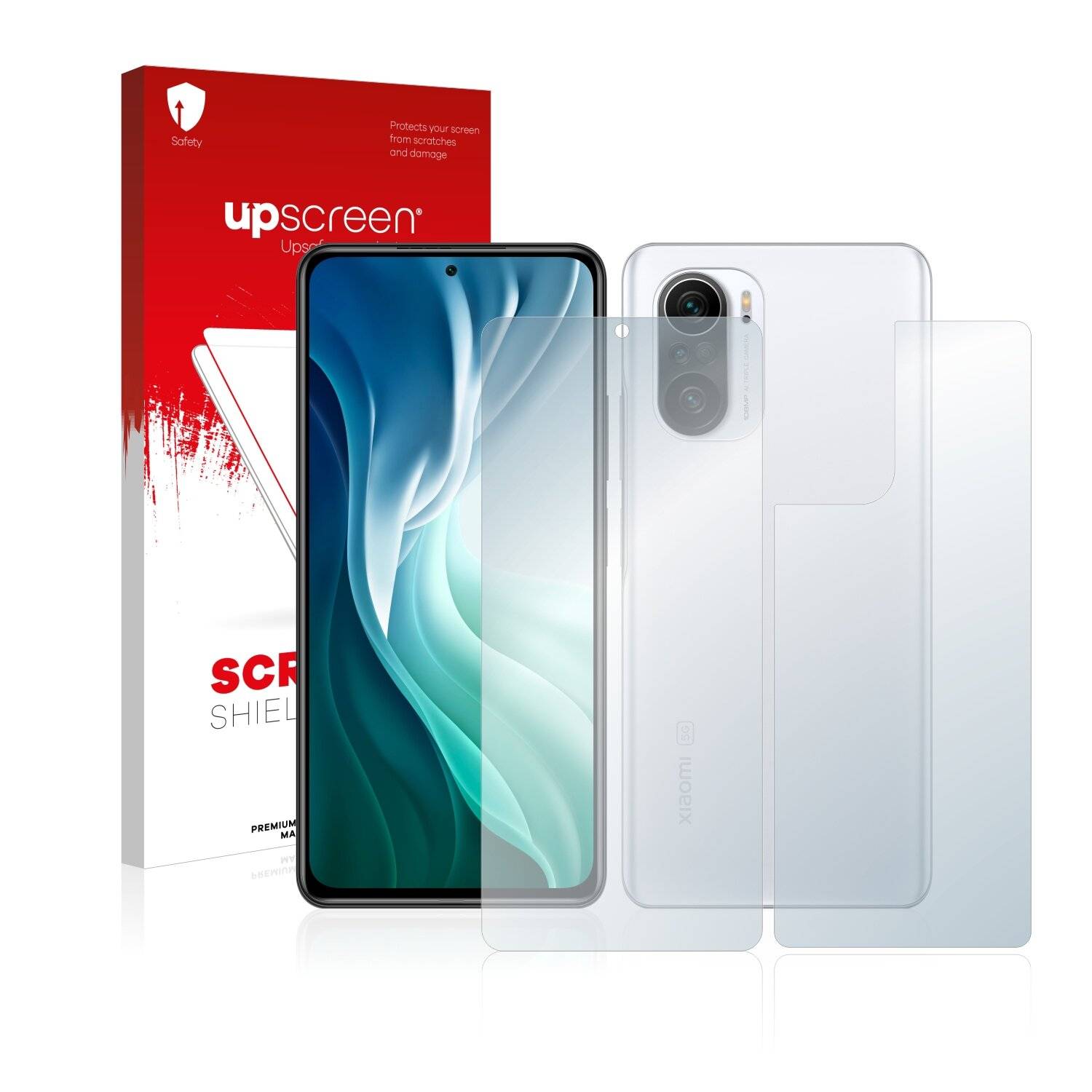 upscreen Scratch Shield Clear Premium Displayschutzfolie für Xiaomi Mi 11X (Vorder +